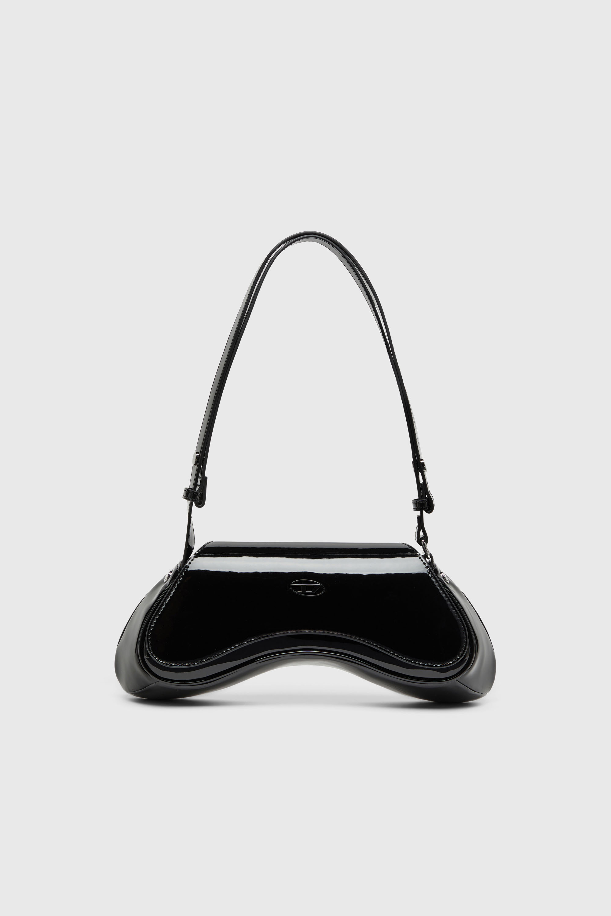 Diesel - PLAY CROSSBODY, Woman's Play-Glossy crossbody bag in Black - 1