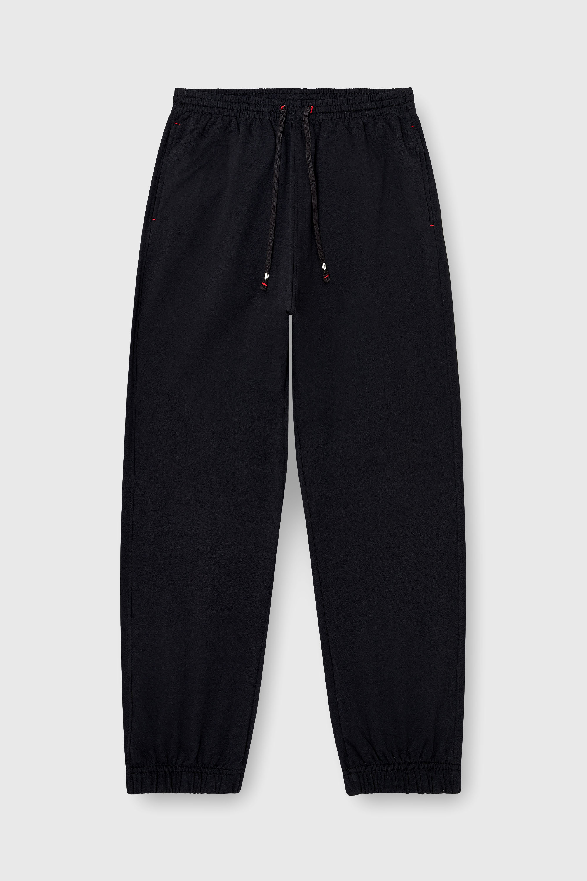 Diesel - LENNY-D-CORE, Man's Sweatpants in peached cotton blend in Black - 1