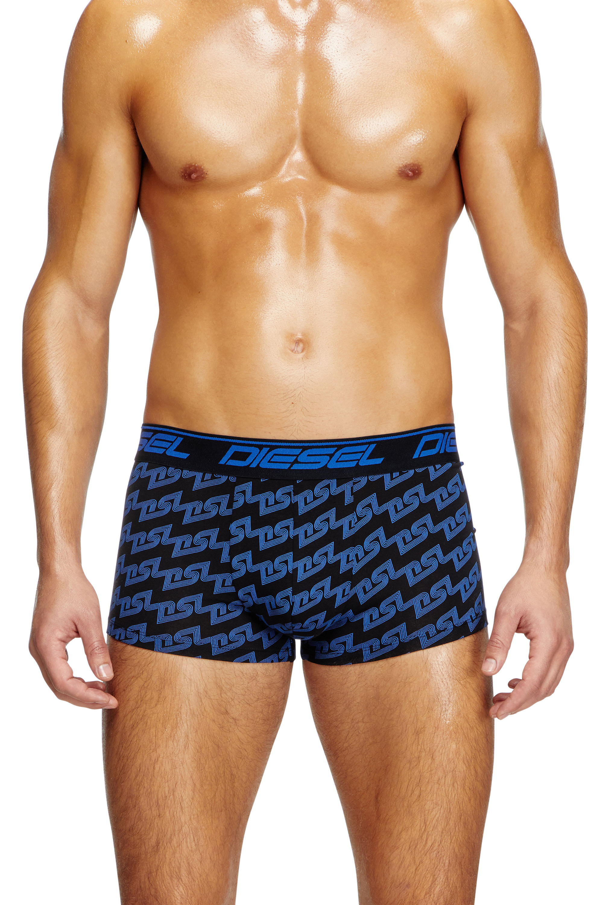 Diesel - UMBX-DAMIEN, Man's Boxer briefs with splatter print in Blue - 2