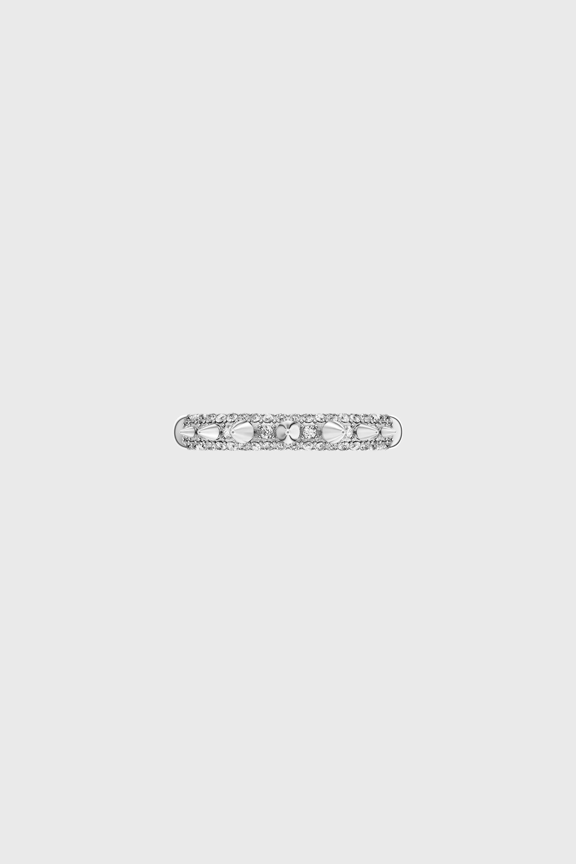 Diesel - DX1729040, Unisex's Stainless Steel Band Ring in Silver - 3
