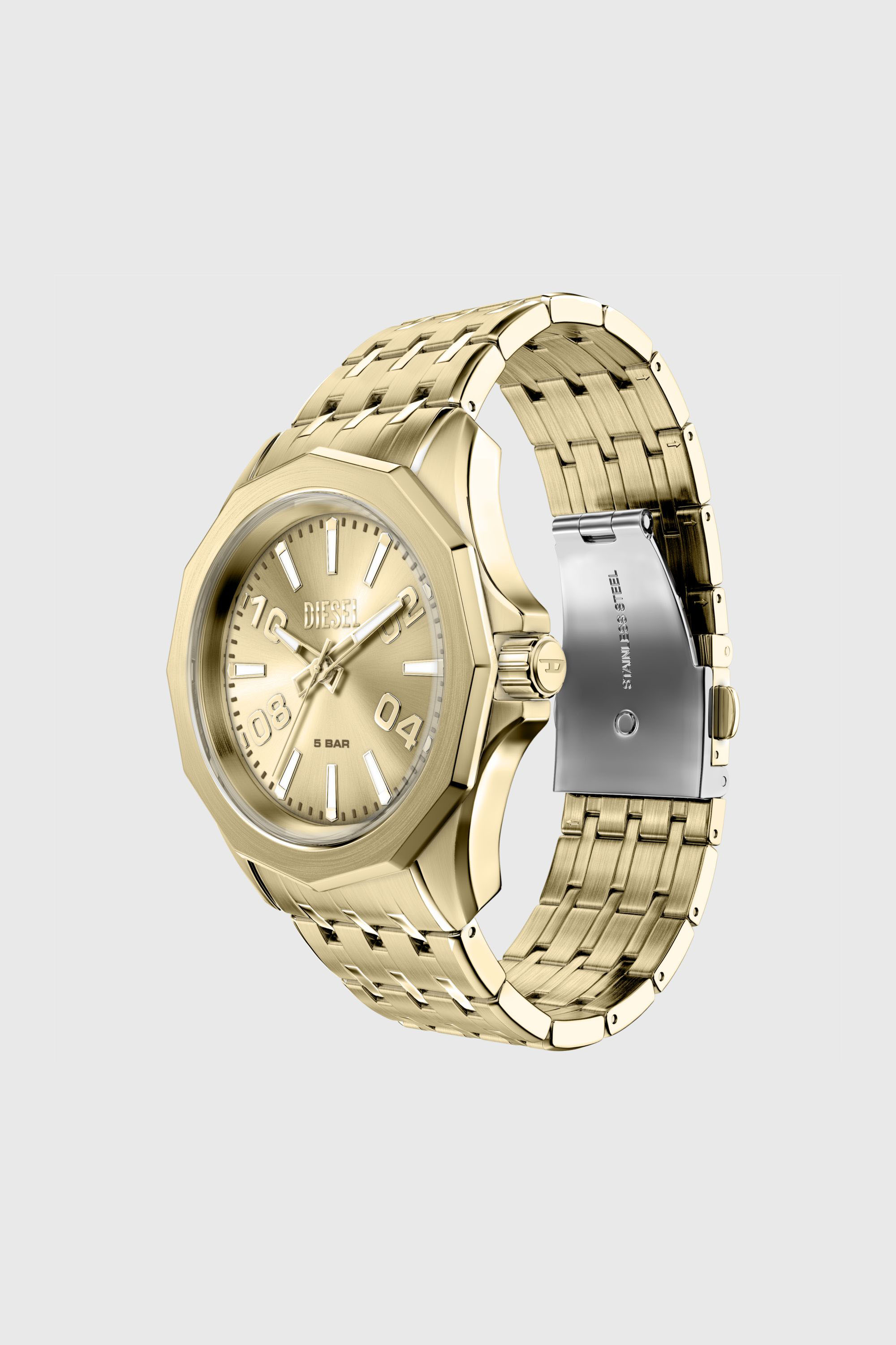 Diesel - DZ2239 WATCH, Man's Stinger gold-tone stainless steel watch in Gold - 2