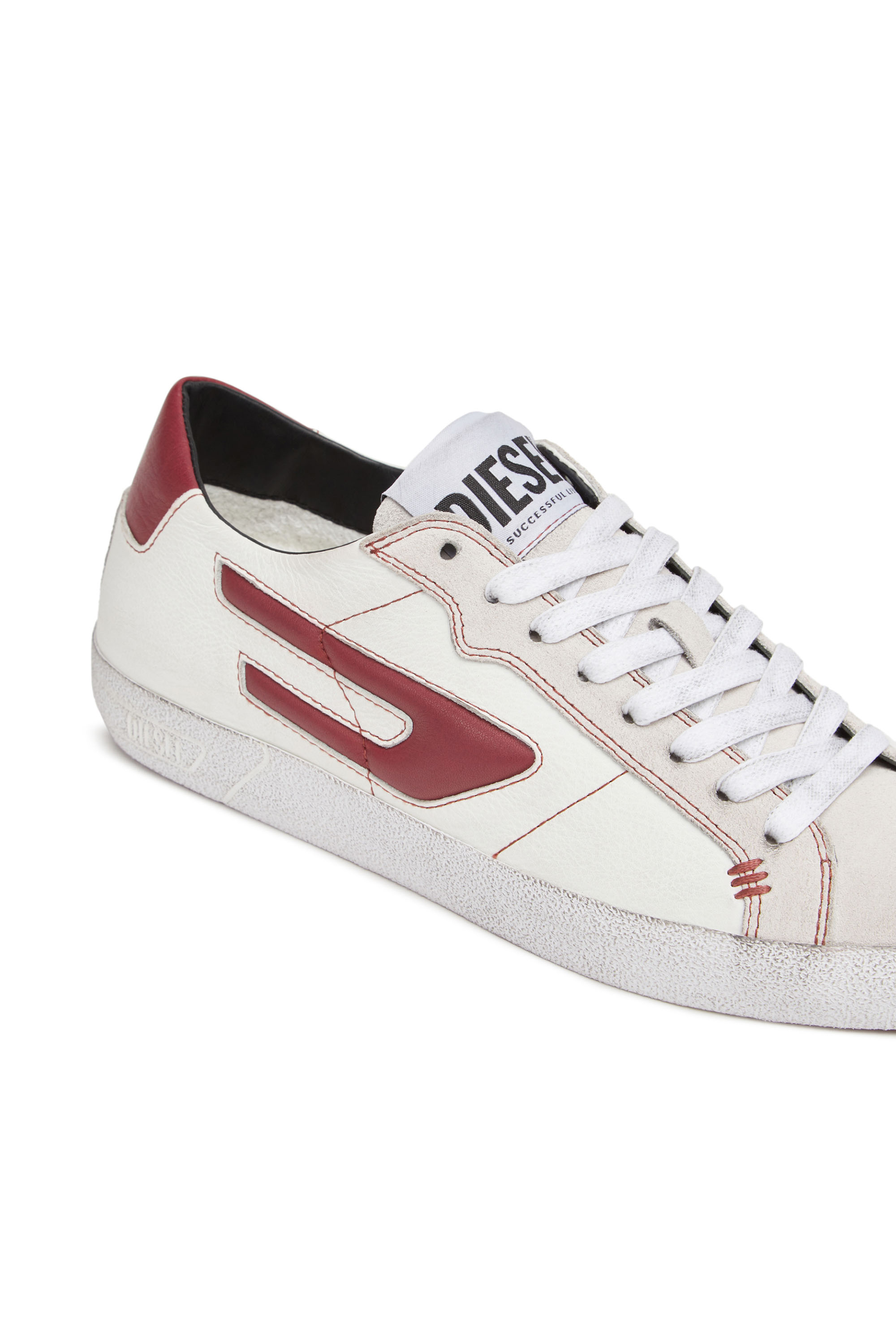 Diesel - S-LEROJI LOW W, White/Red - Image 6