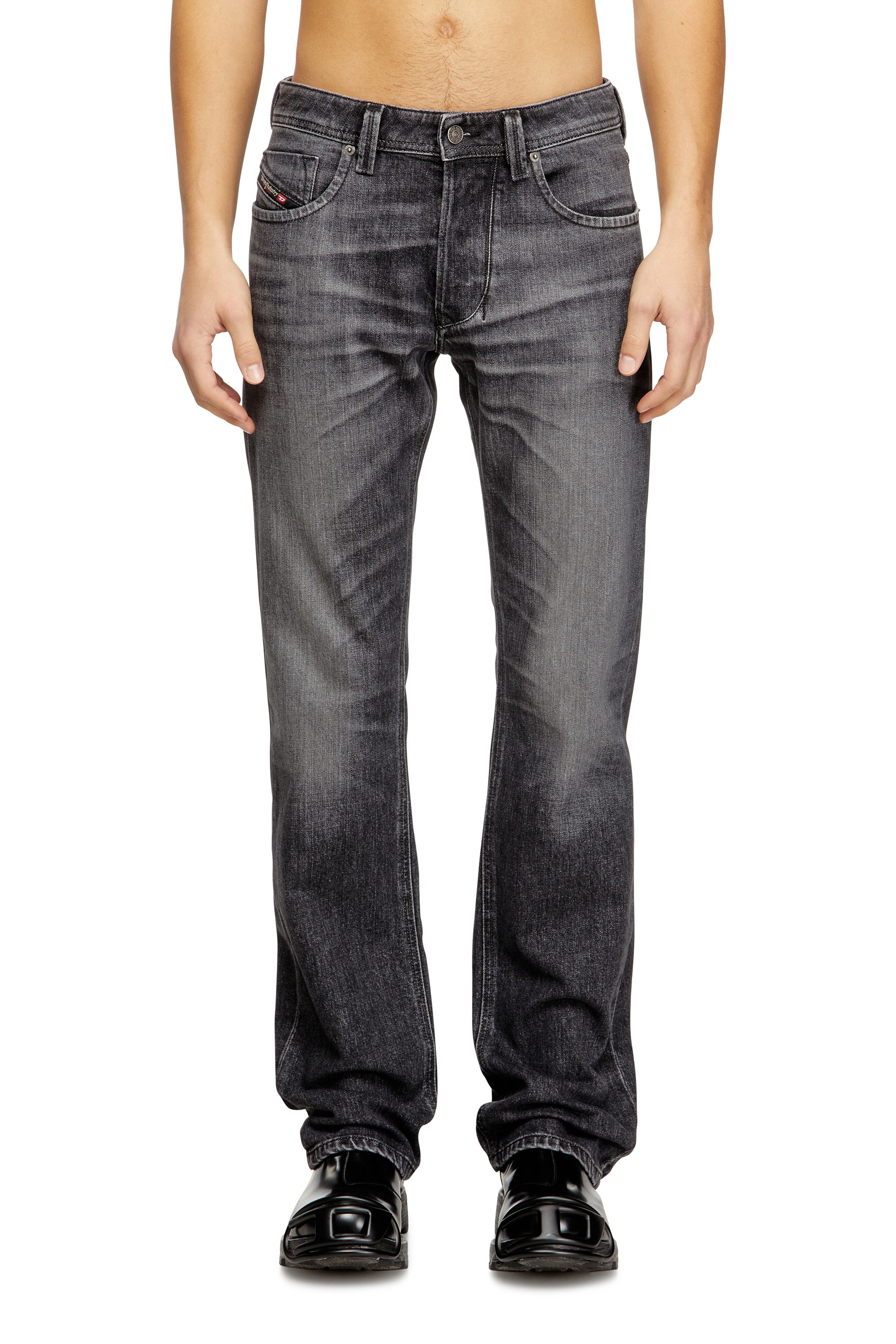 Diesel - Man's Regular Jeans 1985 Larkee 09N49, Grey - 1