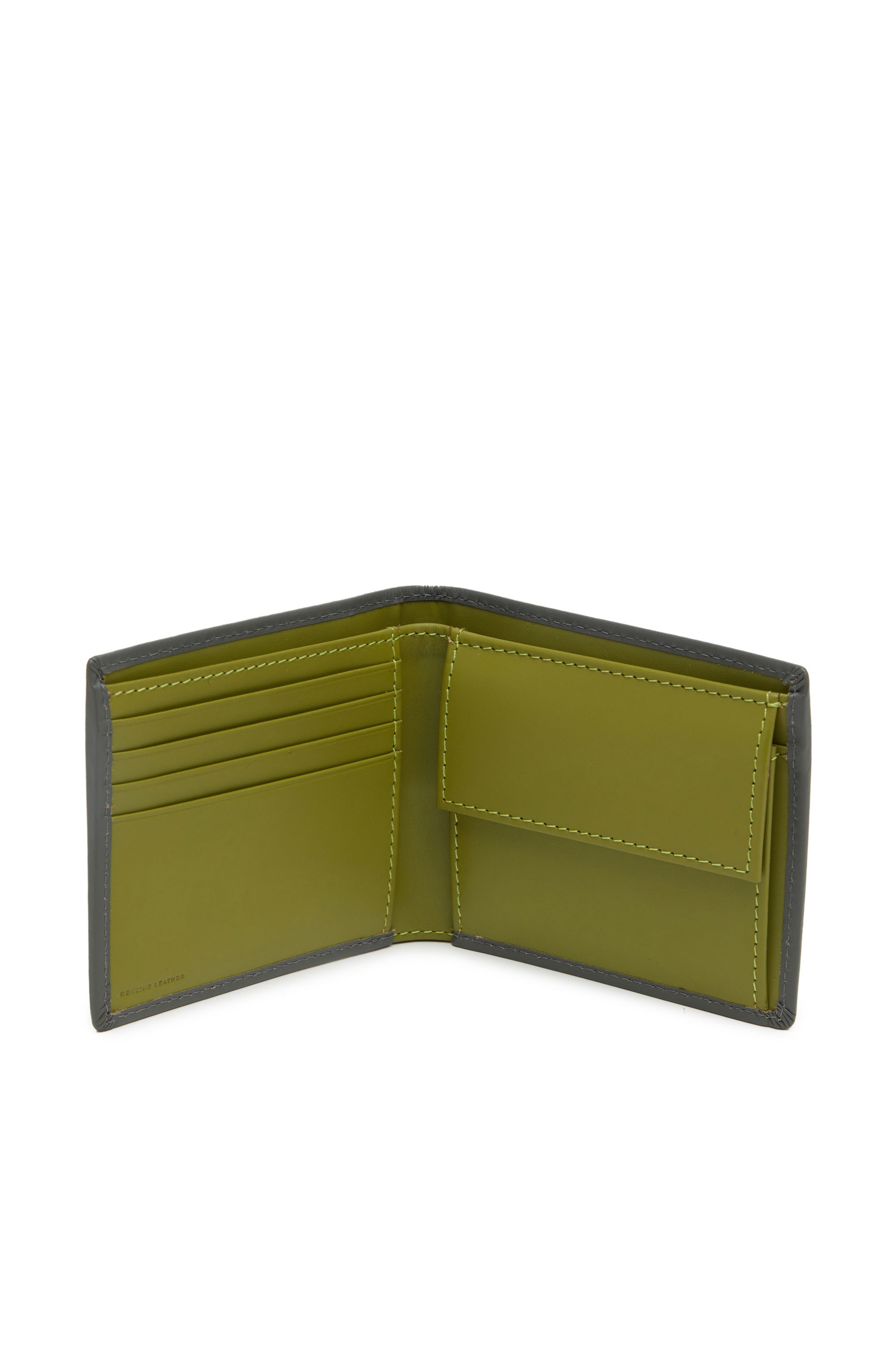 Diesel - BI-FOLD COIN S, Black/Green - Image 3
