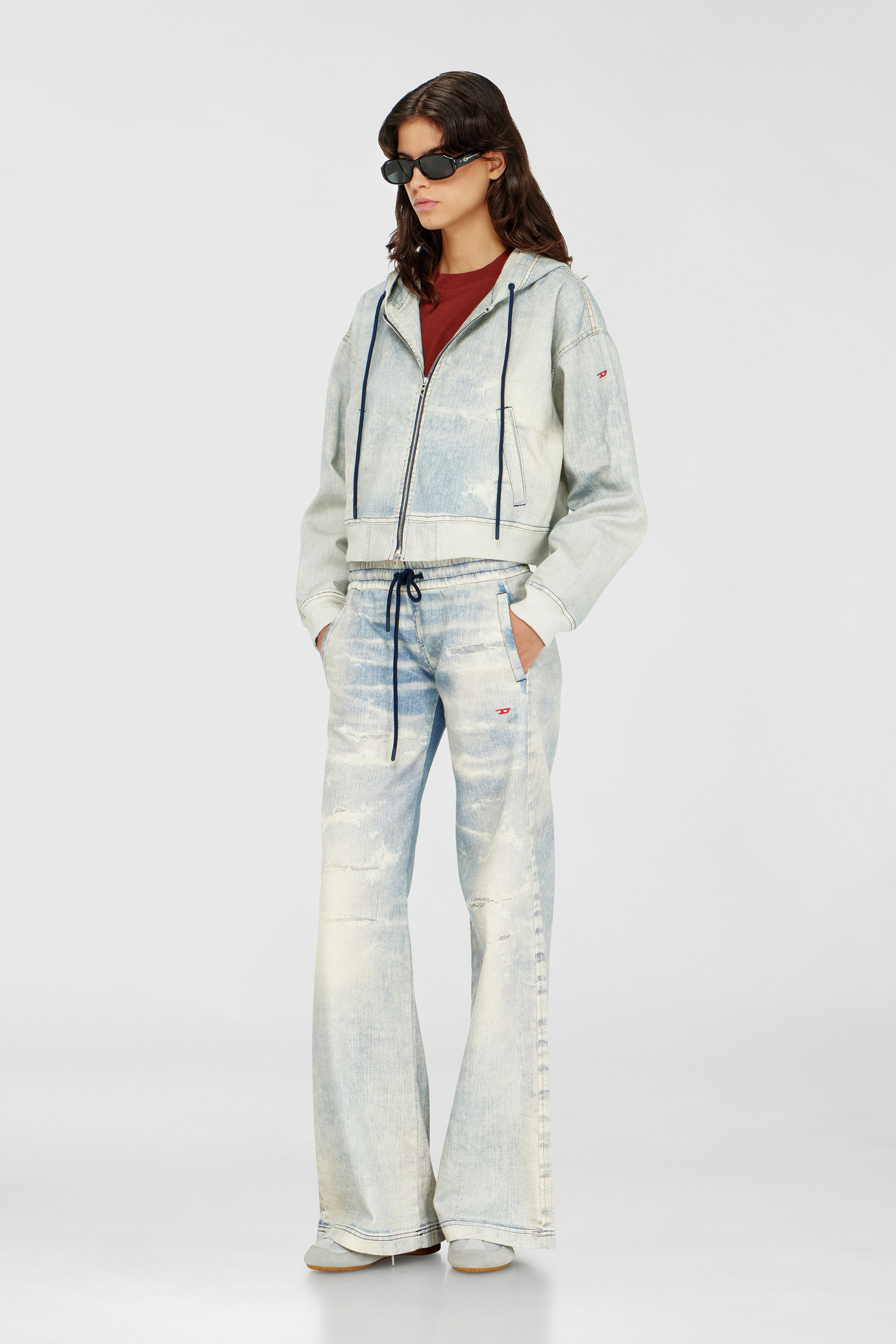 DE-GIRI-CROP JOGG, Light Blue