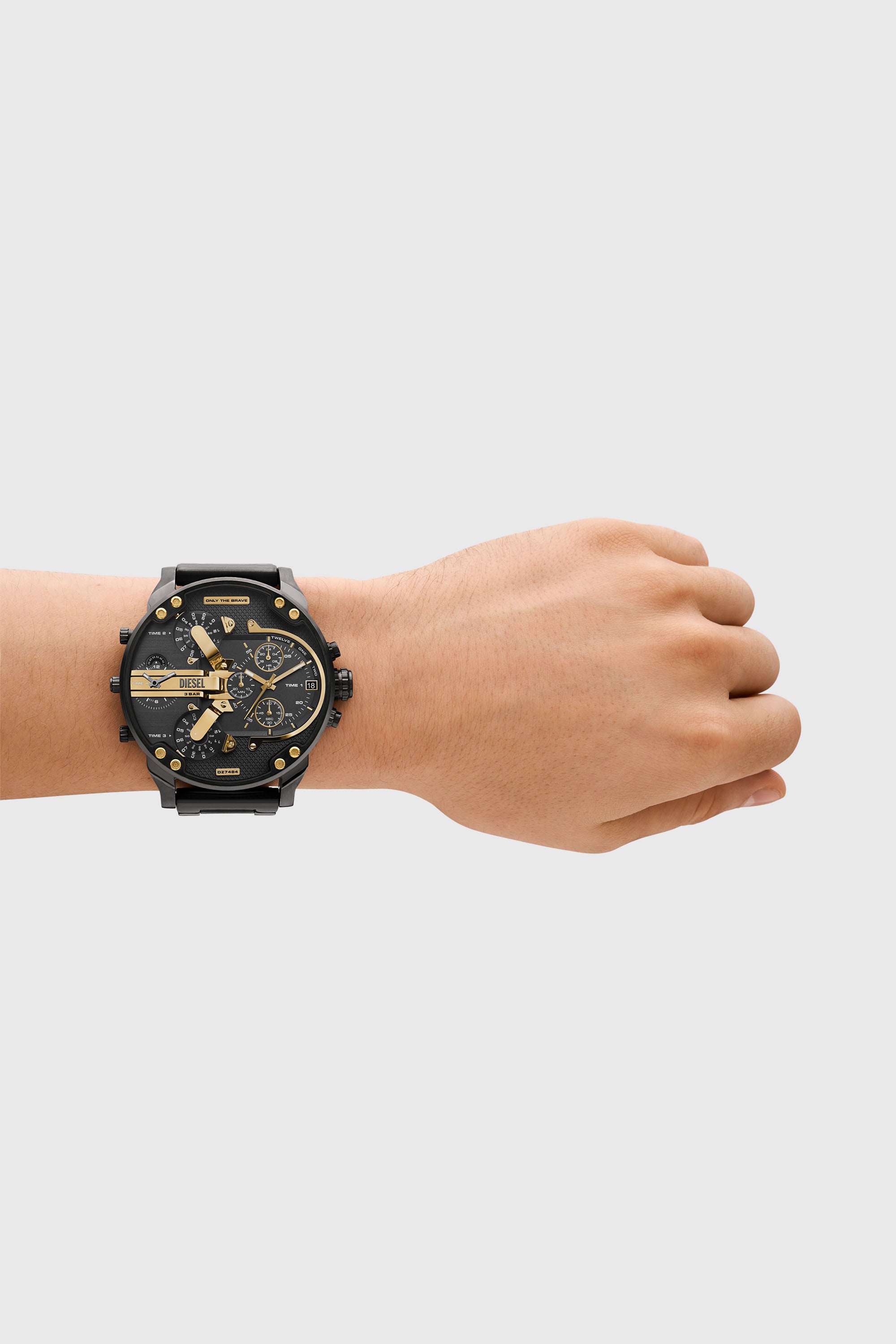 Men's Mr. Daddy Two-Tone Stainless Steel Watch | Grey | Diesel MC