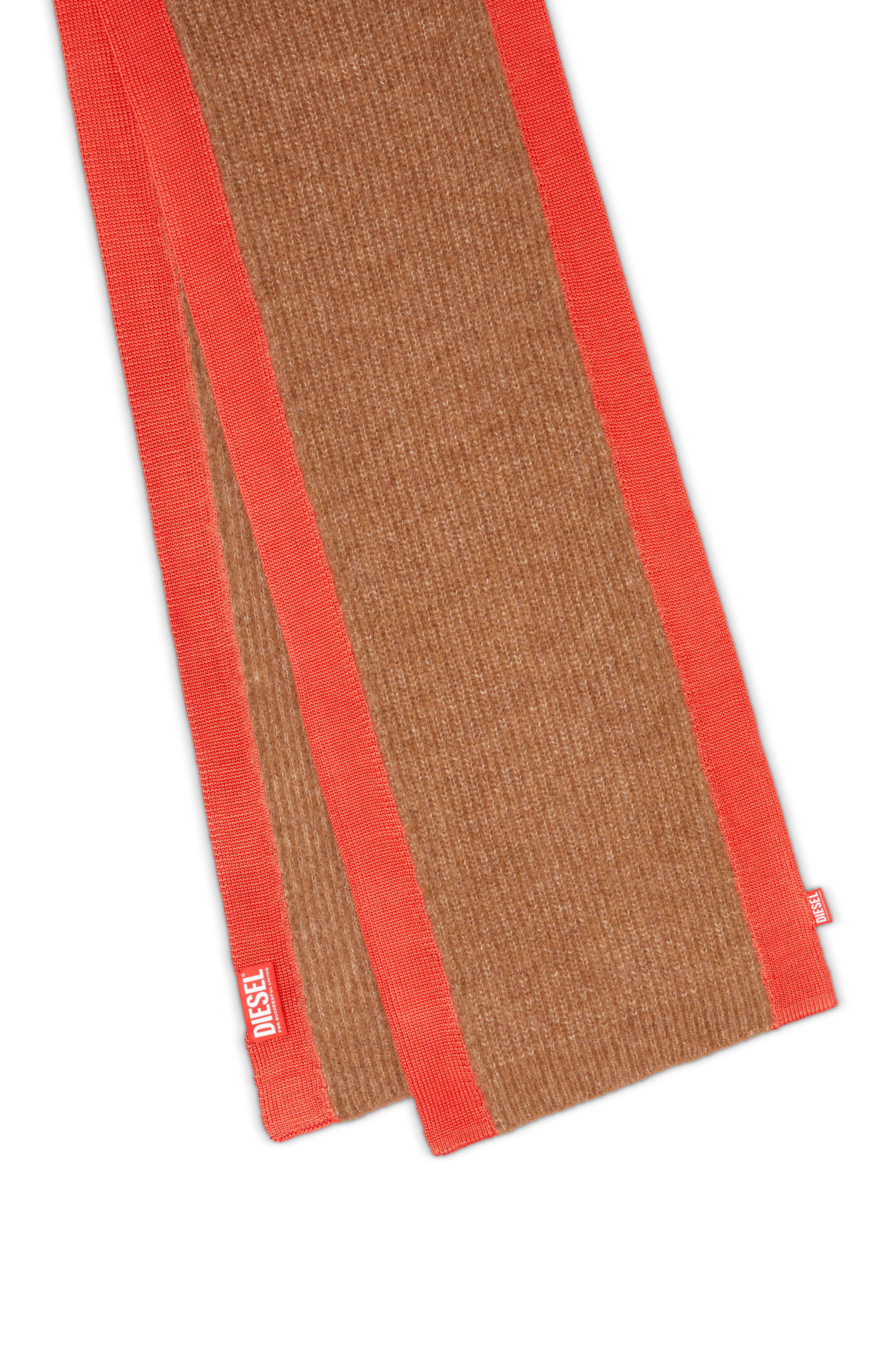 Diesel - K-LOLLO-SCARF, Unisex's Alpaca scarf in Brown - 3