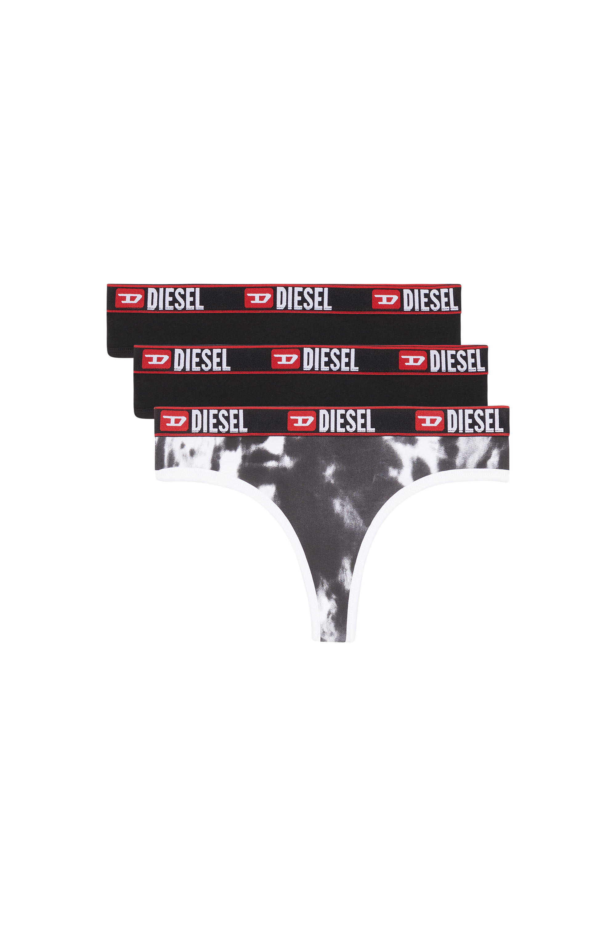 Diesel - UFST-STARSY-THREEPACK, Black/White - Image 1