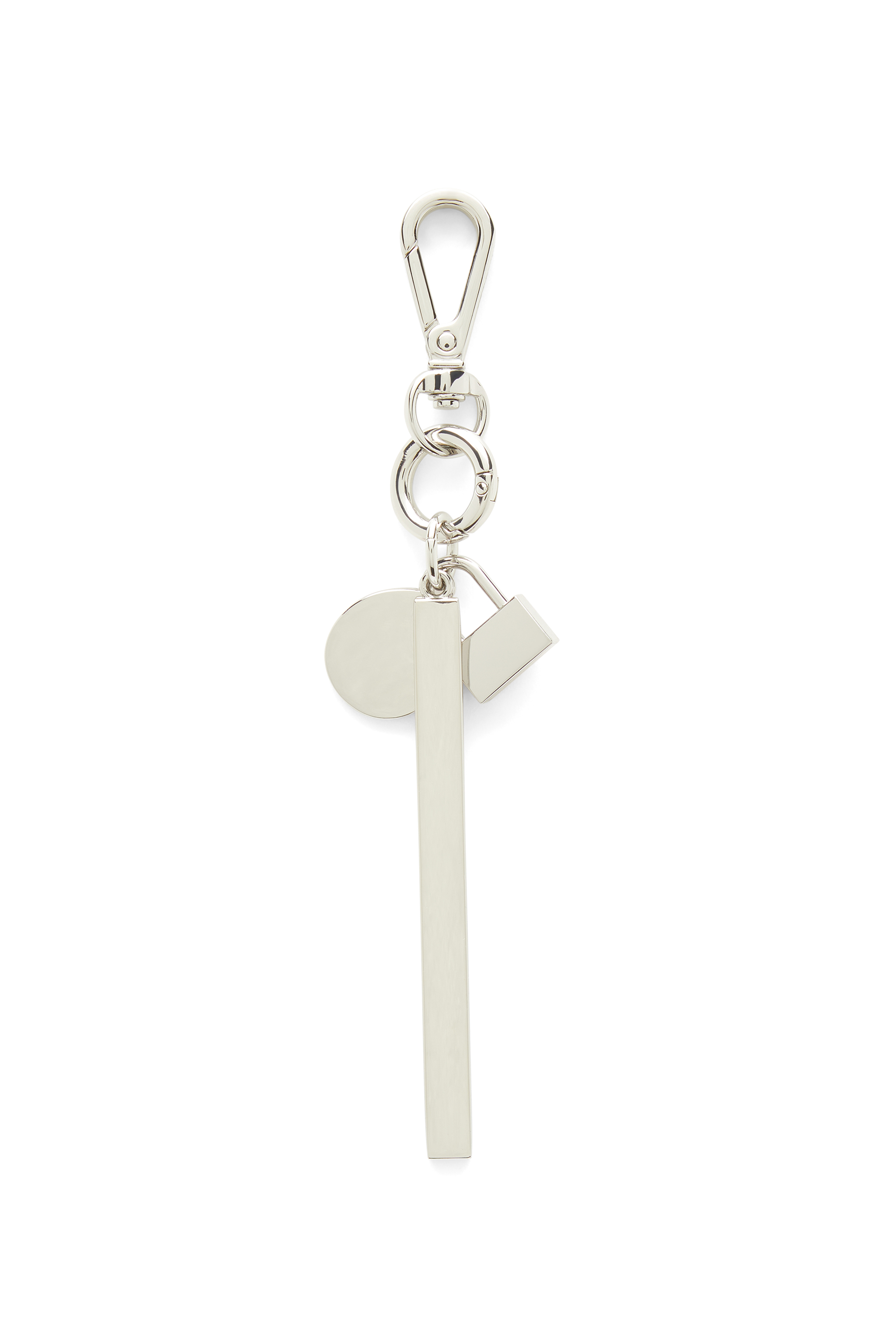 Diesel - TINDER CHARM, Unisex's Degrad&eacute; metal keyring in Silver/Pink - 2