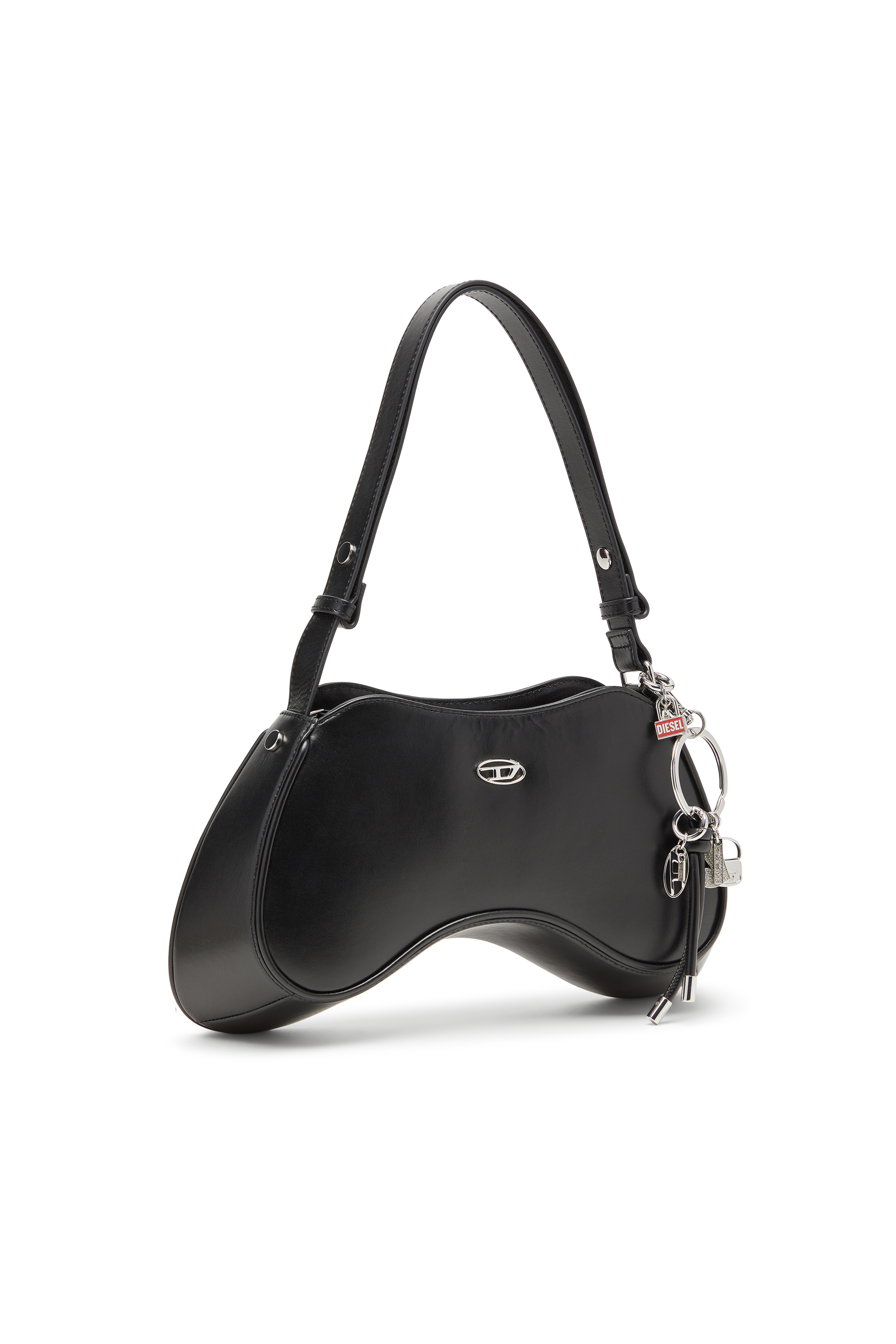 Diesel - CHARM-OVAL D, Unisex's Metal keyring with Oval D charm in Silver - 2