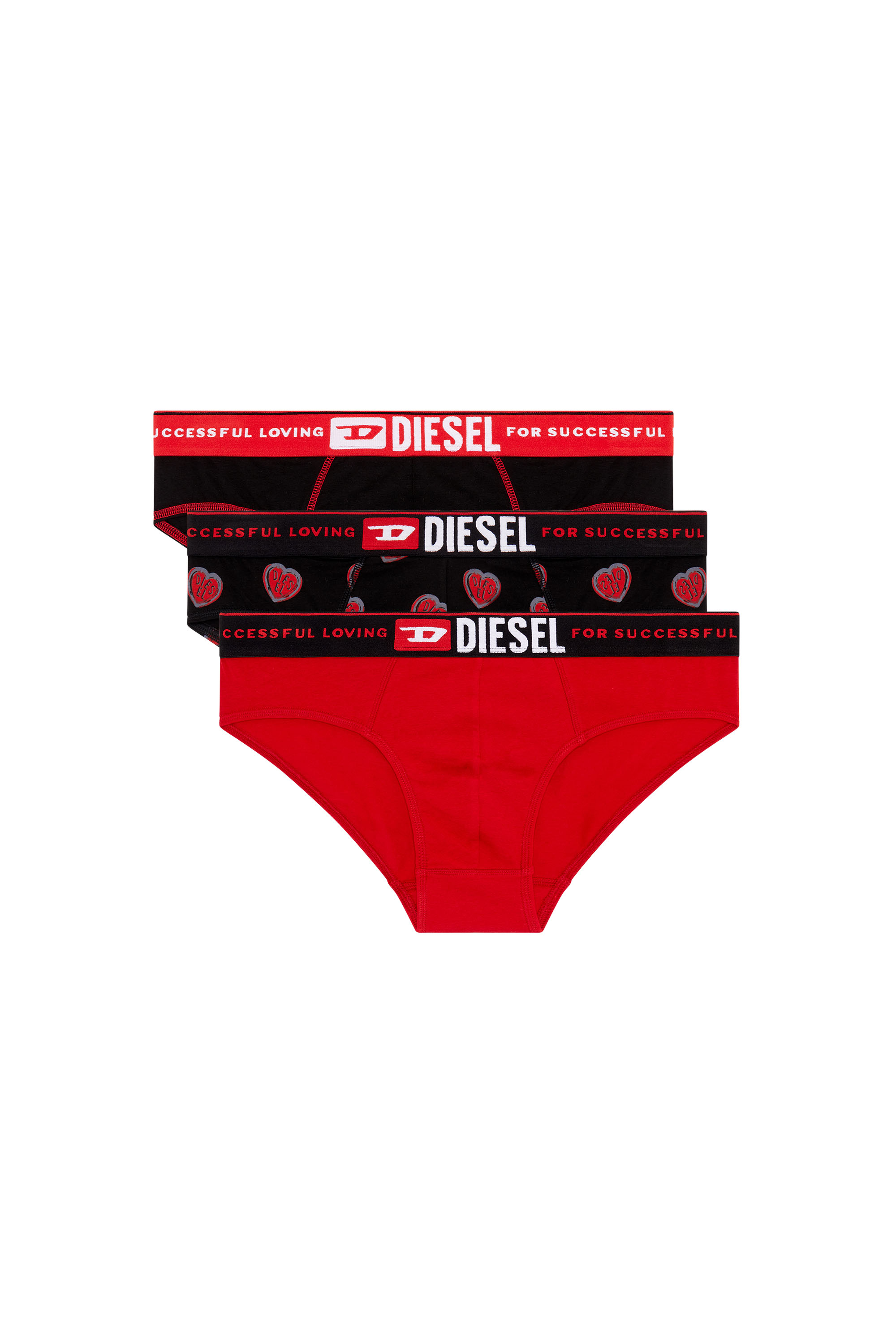 Diesel - UMBR-ANDRETHREEPACK, Red/Black - Image 1