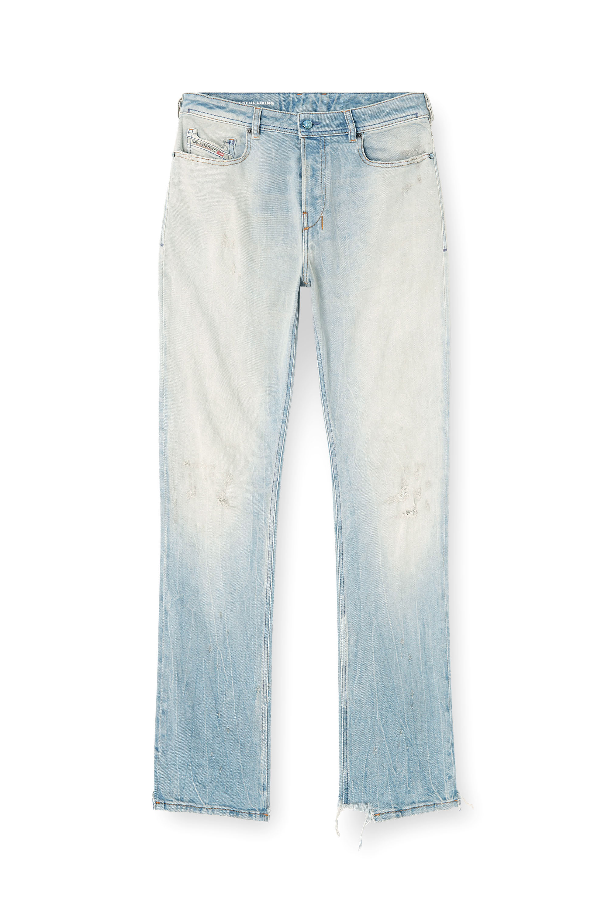 Diesel - Man's Bootcut Jeans 2007 Zatiny 09N47, Light Blue - 3