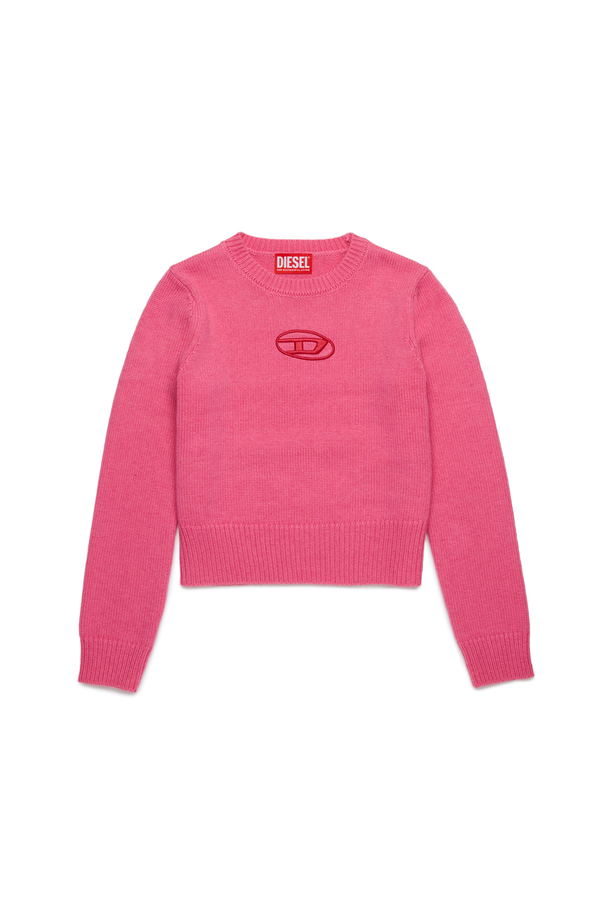 Diesel - KGANDIE, Woman's Jumper in cashmere-enriched blend in Pink - 2