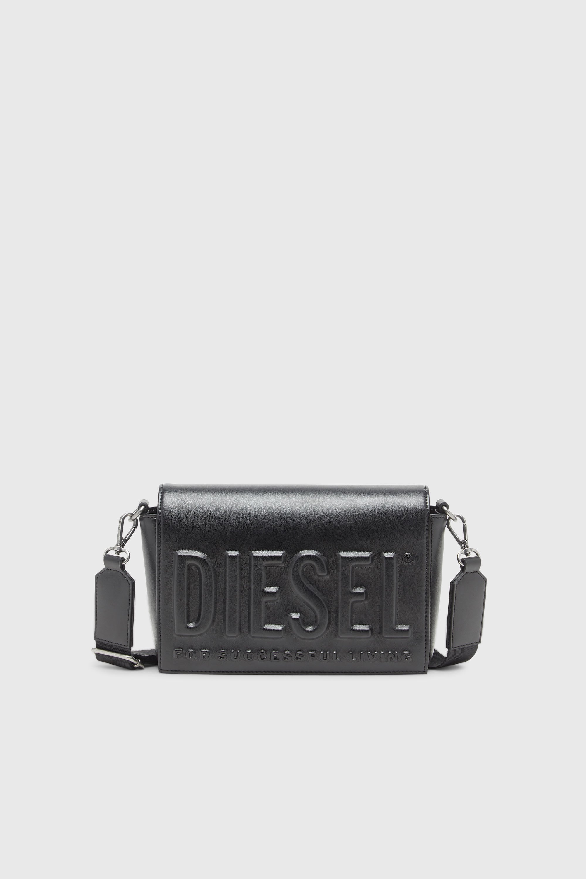 Diesel - DSL 3D CAMERA BAG X, Unisex's Dsl 3D - Camera bag with embossed logo in Black - 2