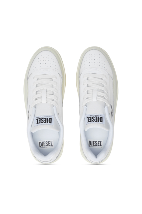 Diesel - S-TRACKER-D LOW, Man's S-Tracker-D-Low top sneaker in White/Beige - 4