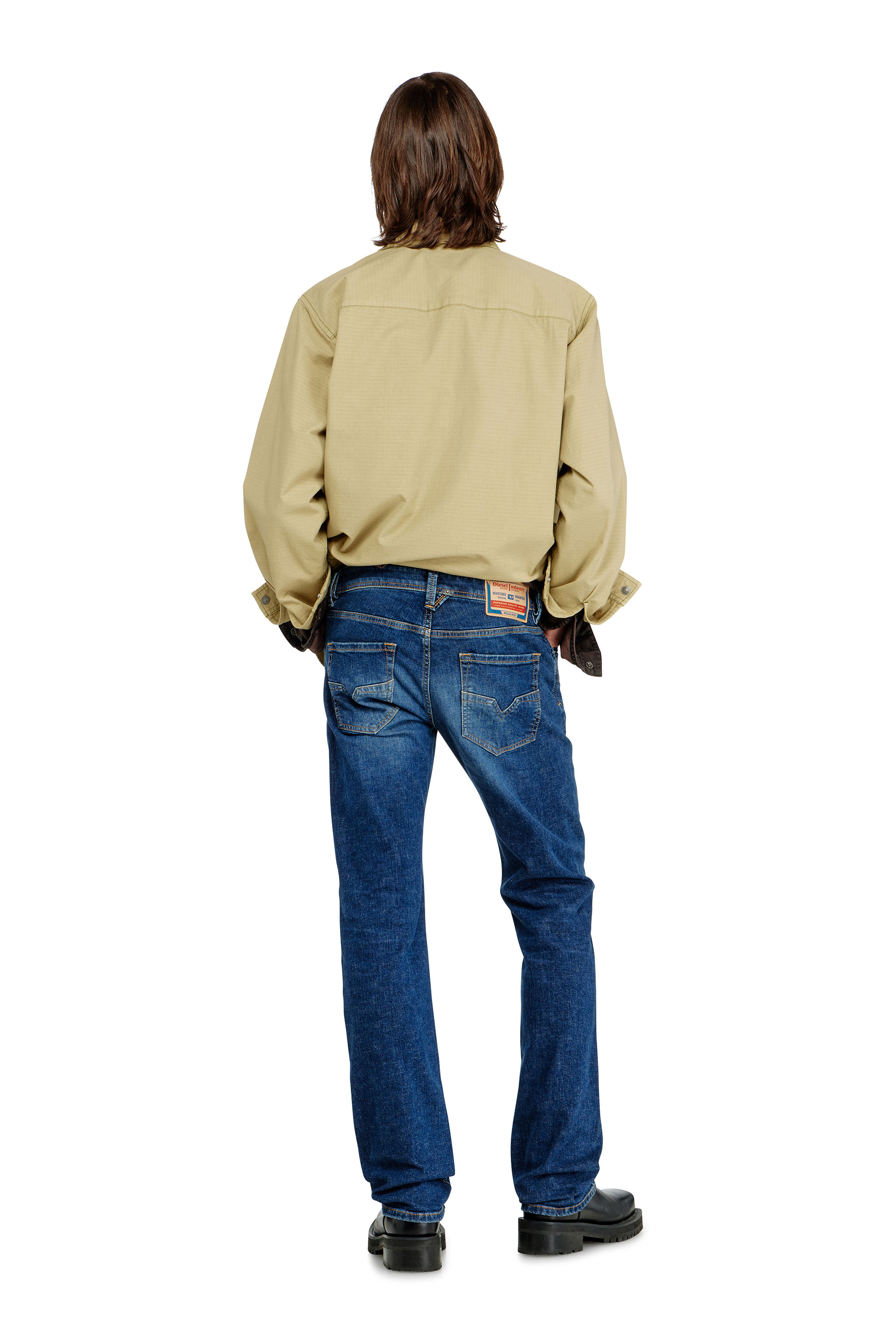 Diesel - Man's Regular Jeans 1985 Larkee 09J47, Dark Blue - 4