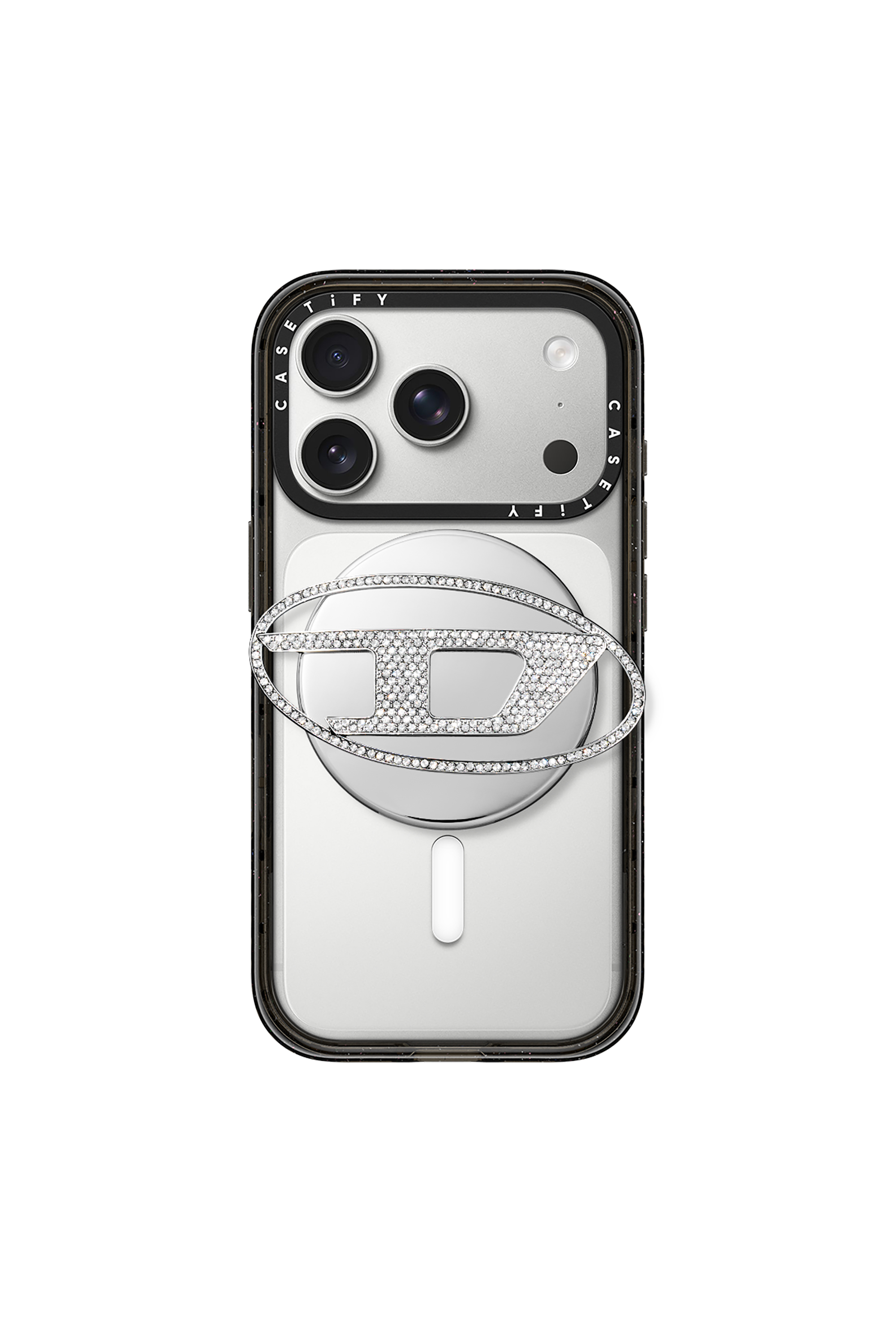 Diesel - 60604 GRIP STAND GRIP STAND, Unisex's Oval D Grip & Stand in Silver - 5