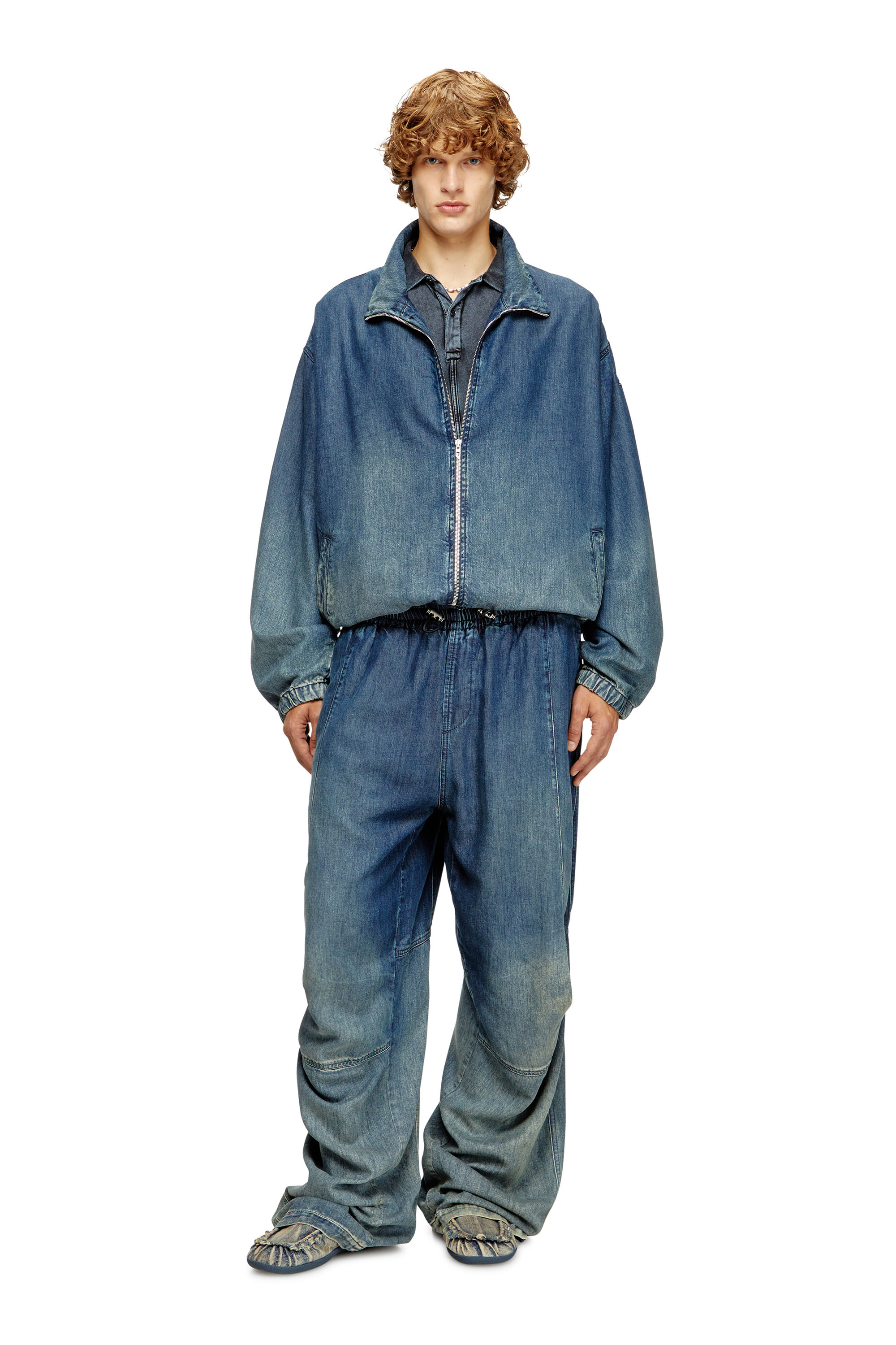 Diesel - Man's Relaxed Jeans D-Pari 068TC, Dark Blue - 1