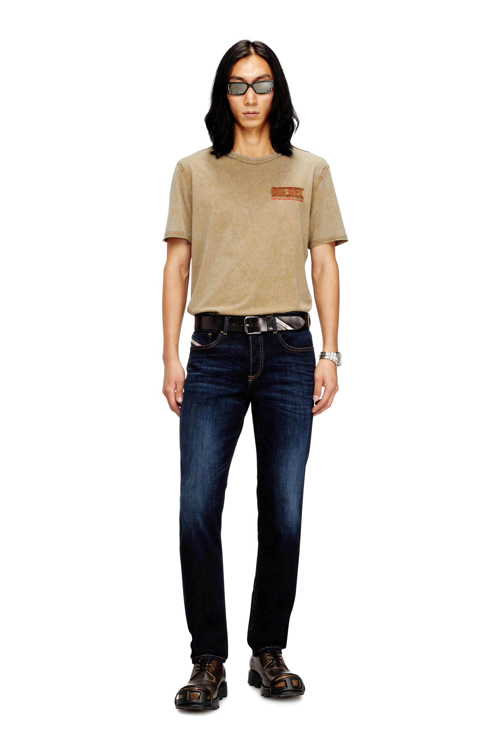 Diesel - Man's Regular Jeans 2023 D-Finitive 009ZS, Dark Blue - 2