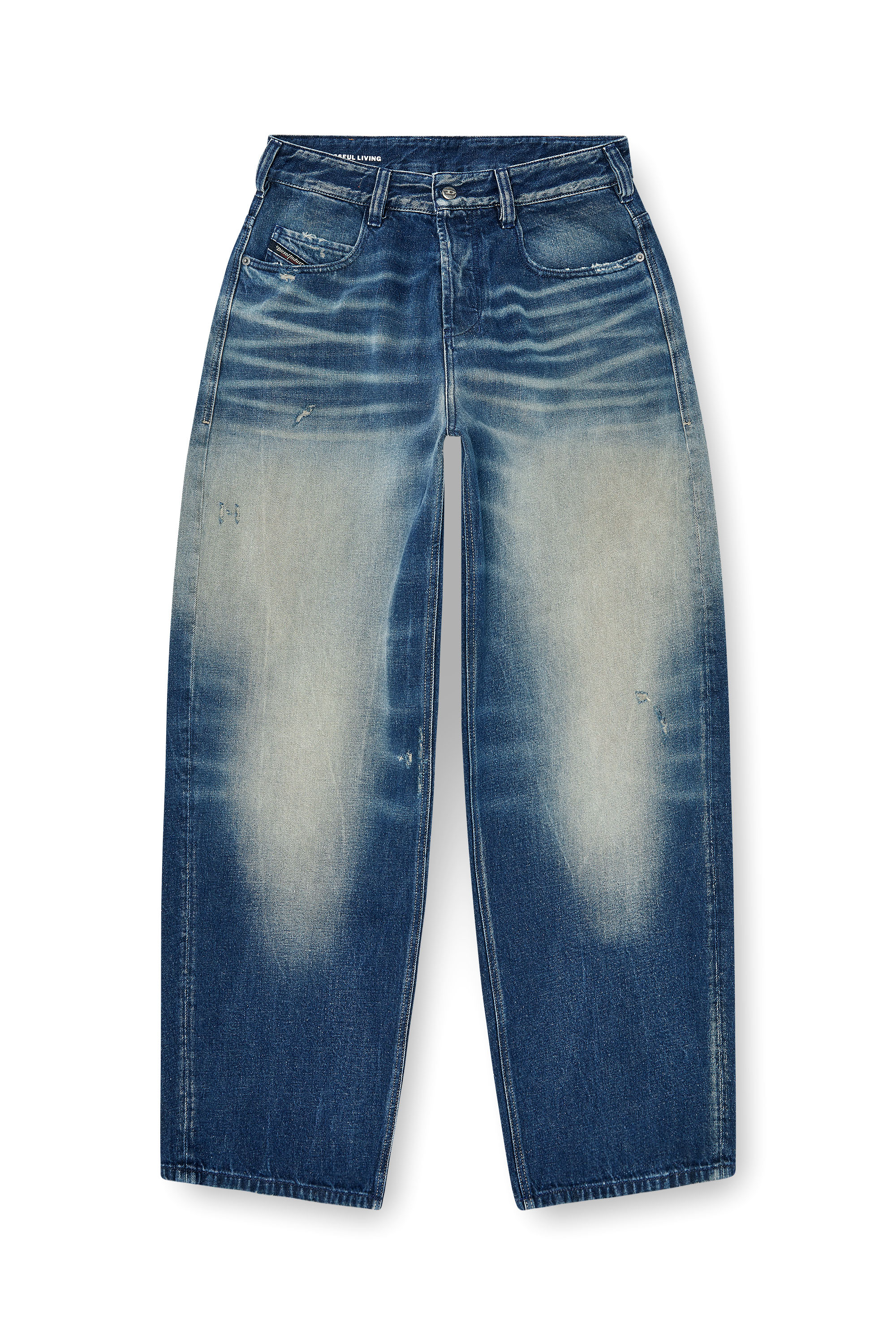 Women's Relaxed Jeans | Regular Waist 1997 D-Enim-M | Dark Blue