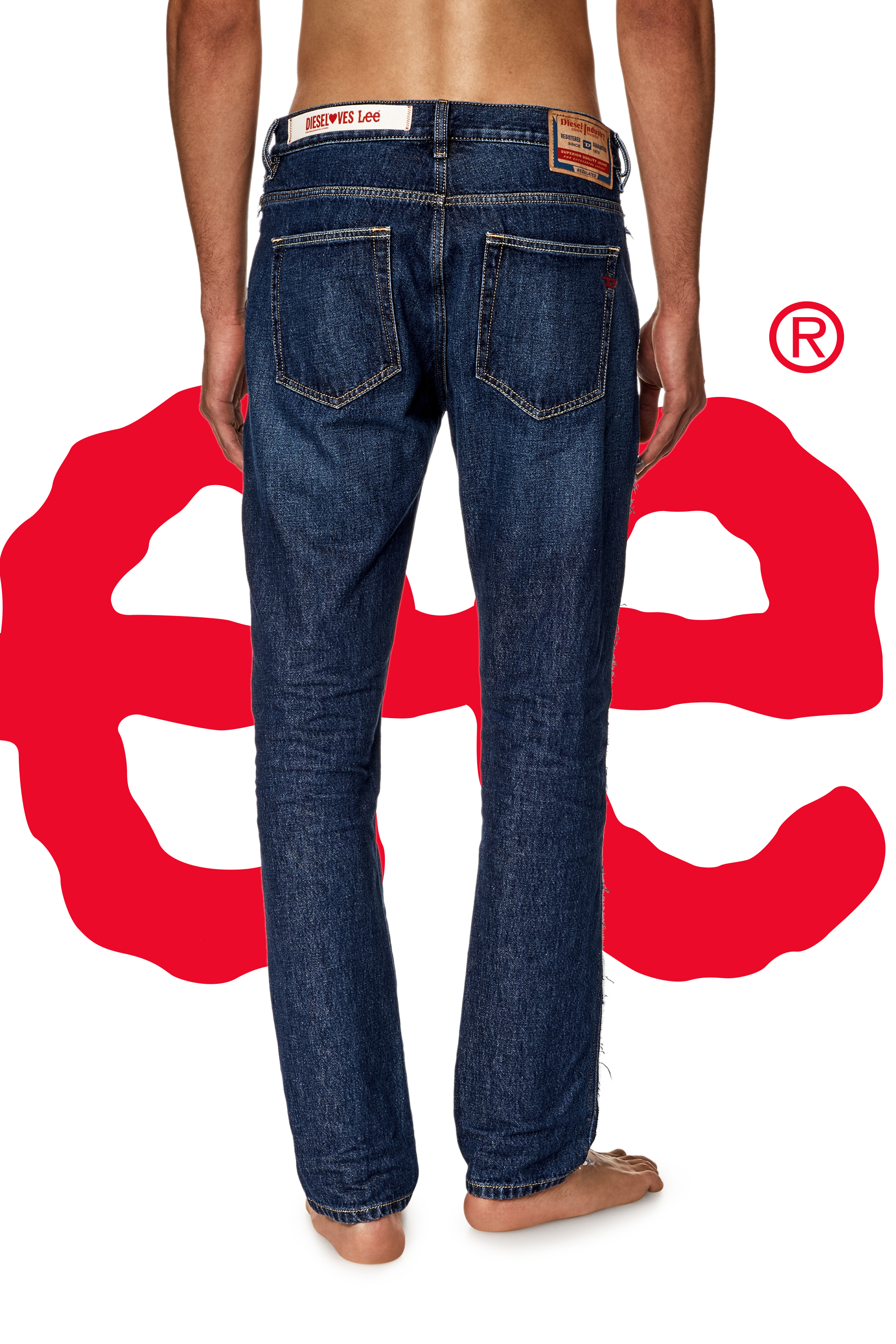 Regular Jeans Dieseloves 04 09K47, Medium blue Diesel - Unisex's Regular Jeans Dieseloves 04 09K47, Medium blue - 6