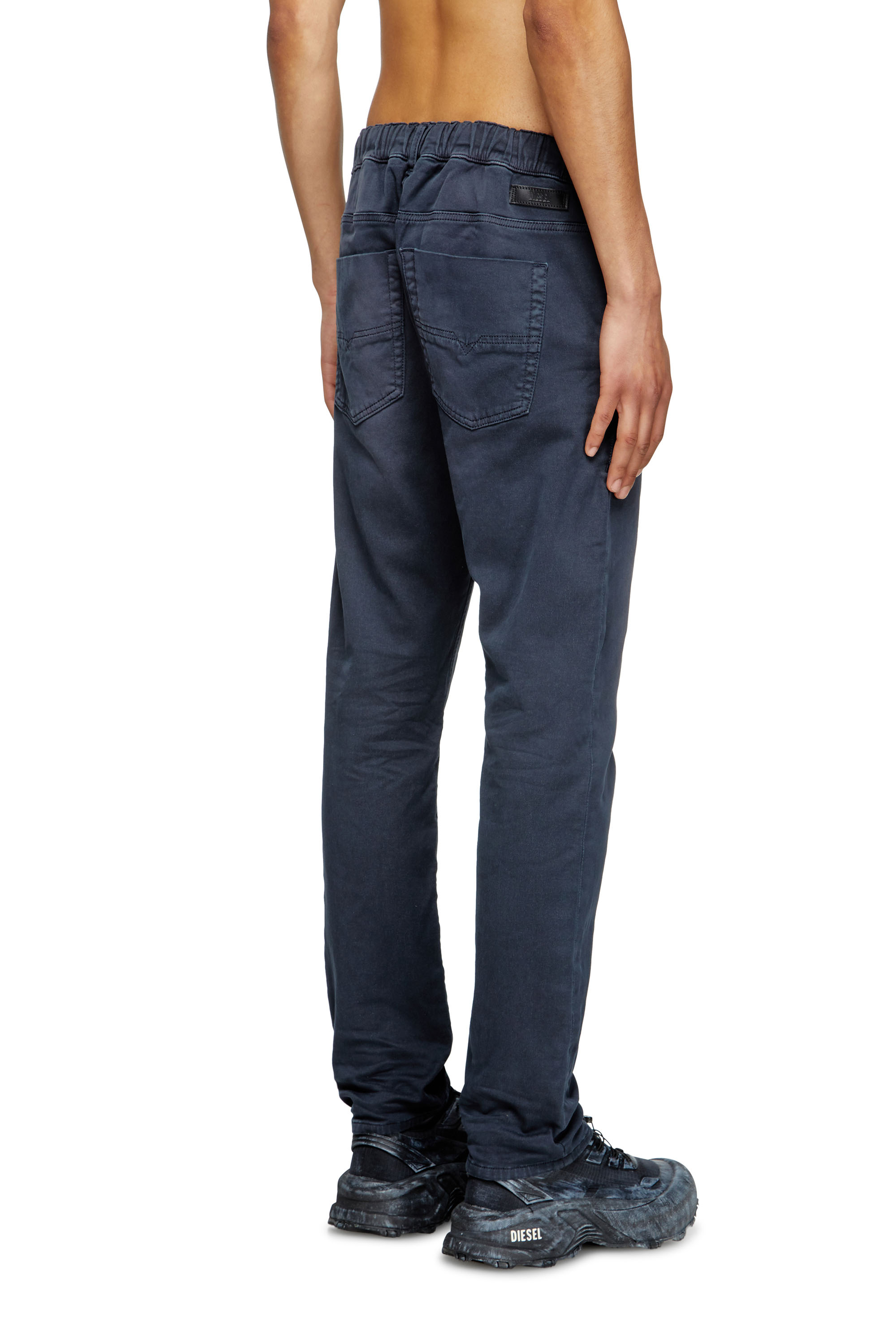 Diesel - Man's Regular 2032 D-Krooley Joggjeans® 0670M, Dark Blue - 4