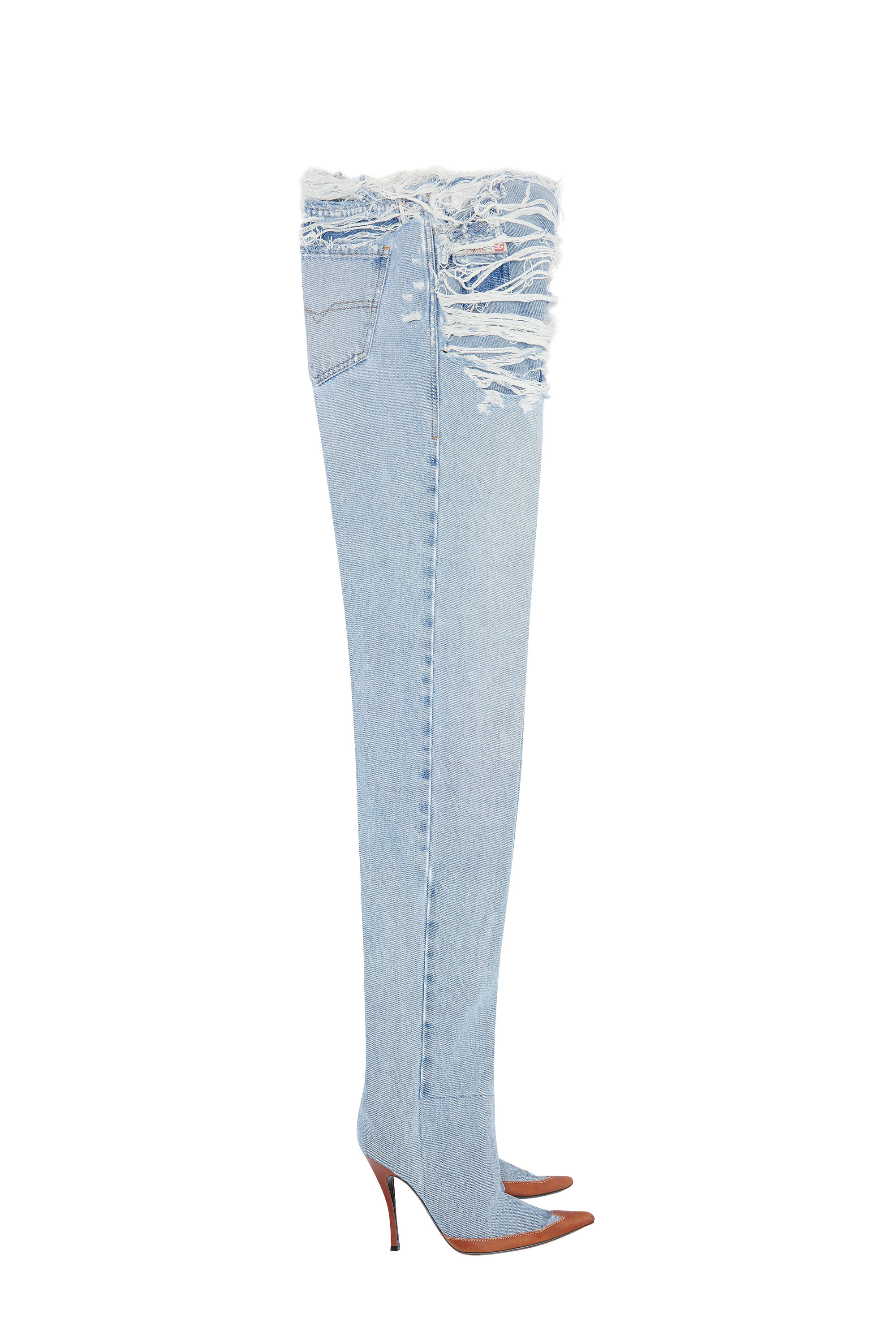 Diesel - Straight Jeans 1956 D-Tulip 007N7, Light Blue - Image 6