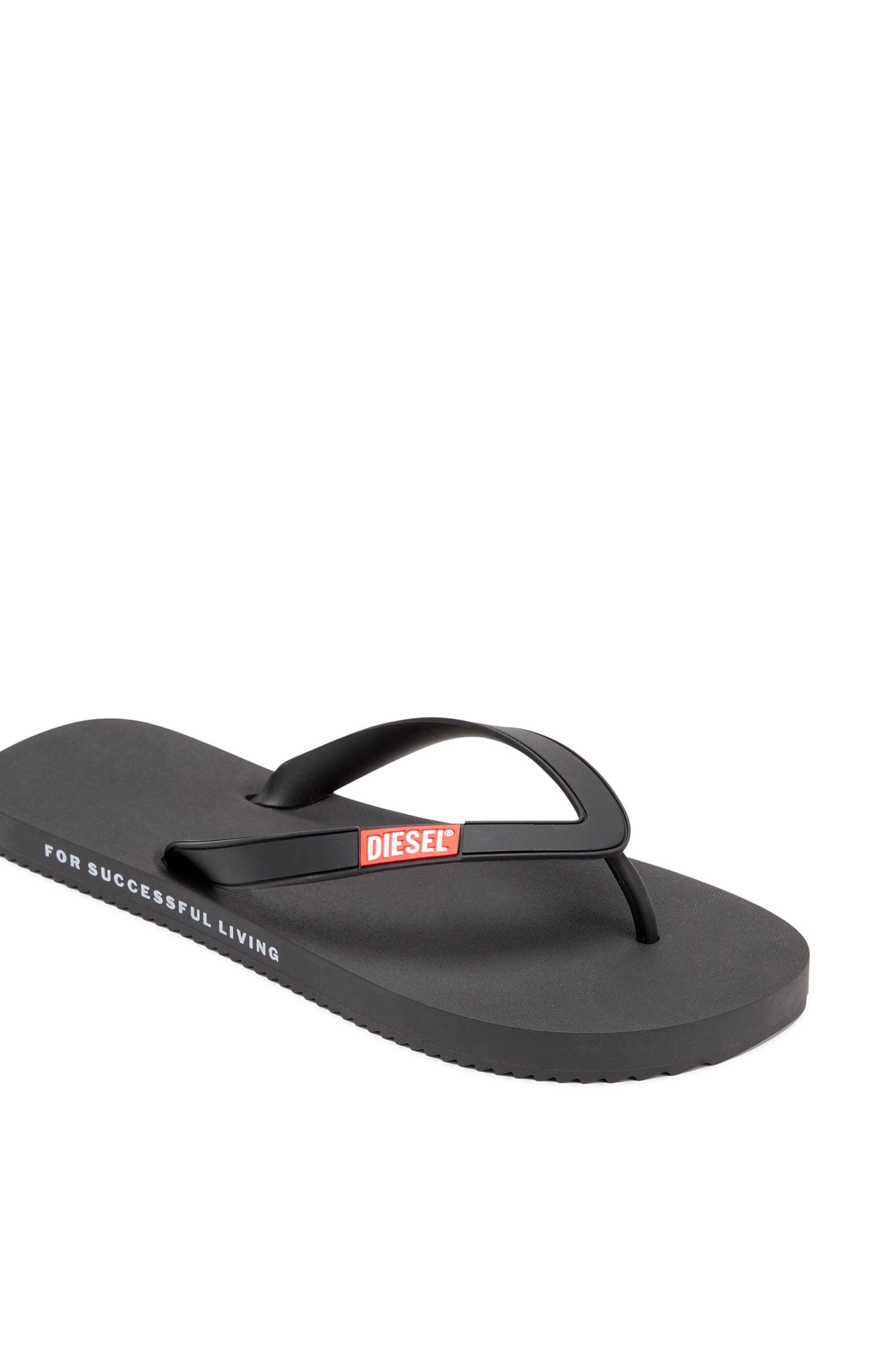 SA-RIO, Black Diesel - SA-RIO, Man's Sa-Rio-Rubber flip-flops in Black - 6