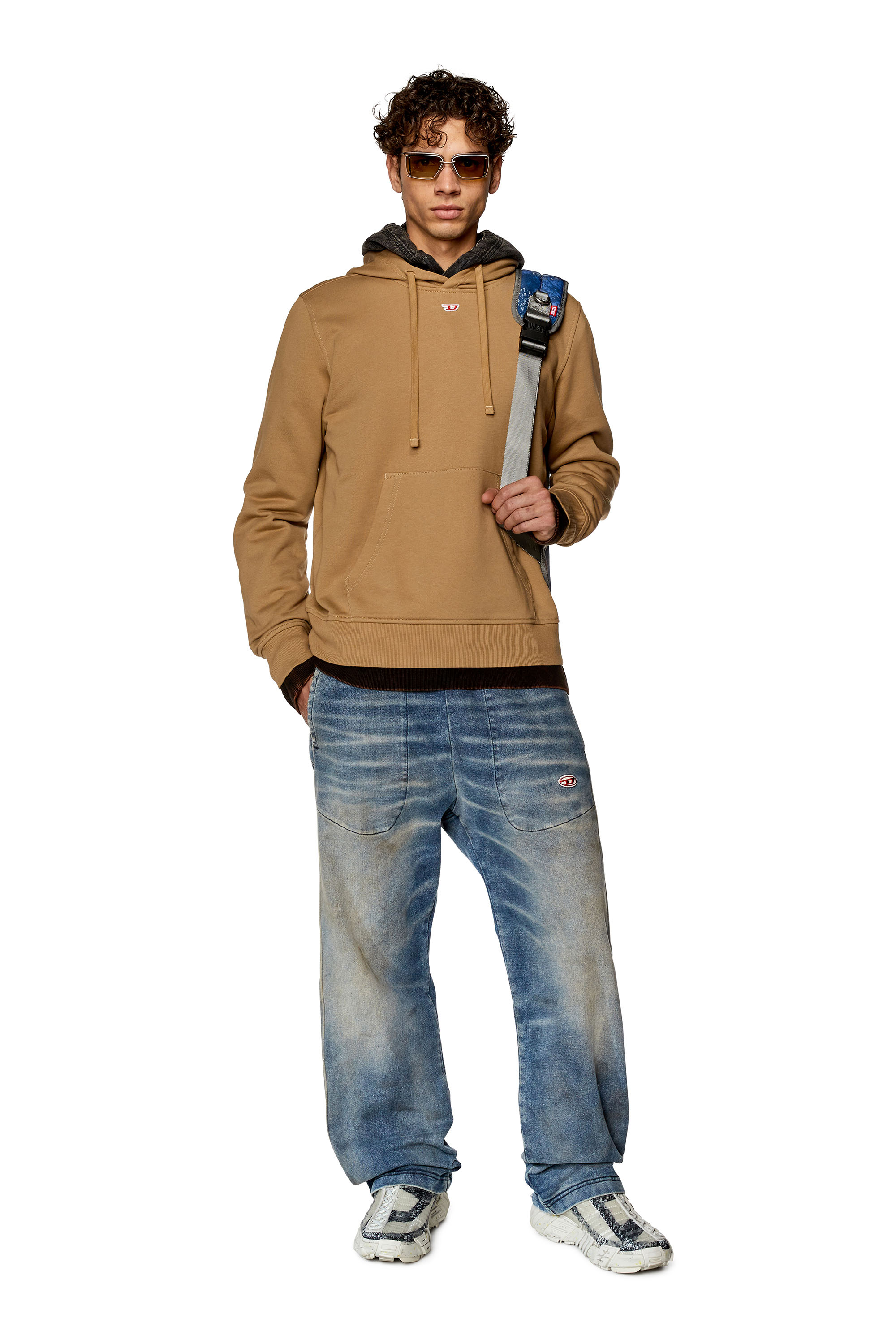 Diesel - S-GINN-HOOD-D, Light Brown - Image 2