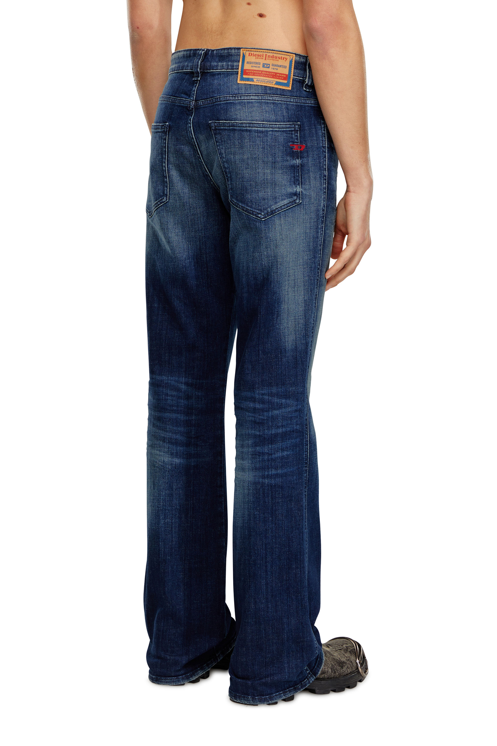 Diesel - Man's Bootcut Jeans 1998 D-Buck 09H35, Dark Blue - 3