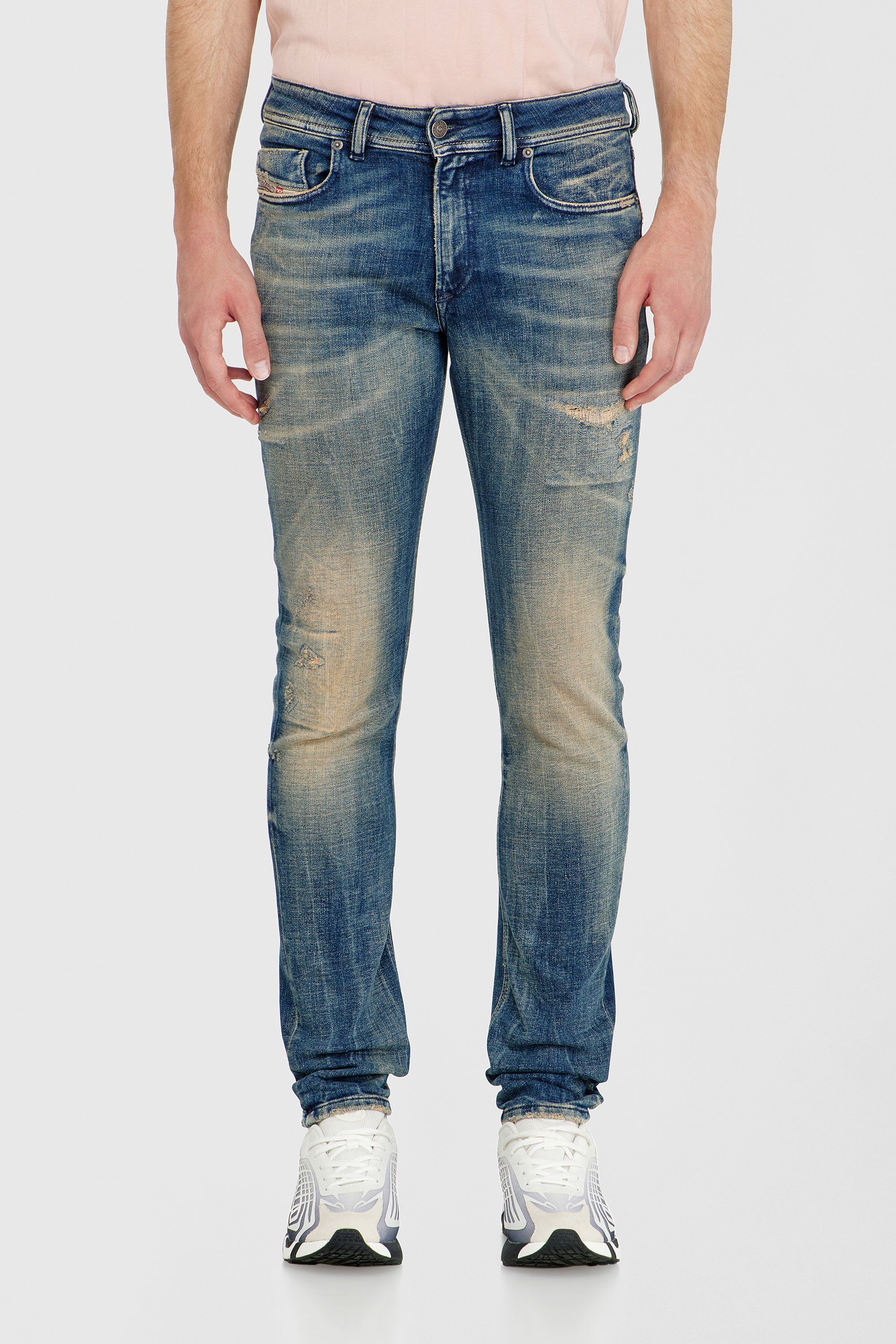 Diesel - Man's Skinny Jeans 1979 Sleenker 09P68, Dark Blue - 1