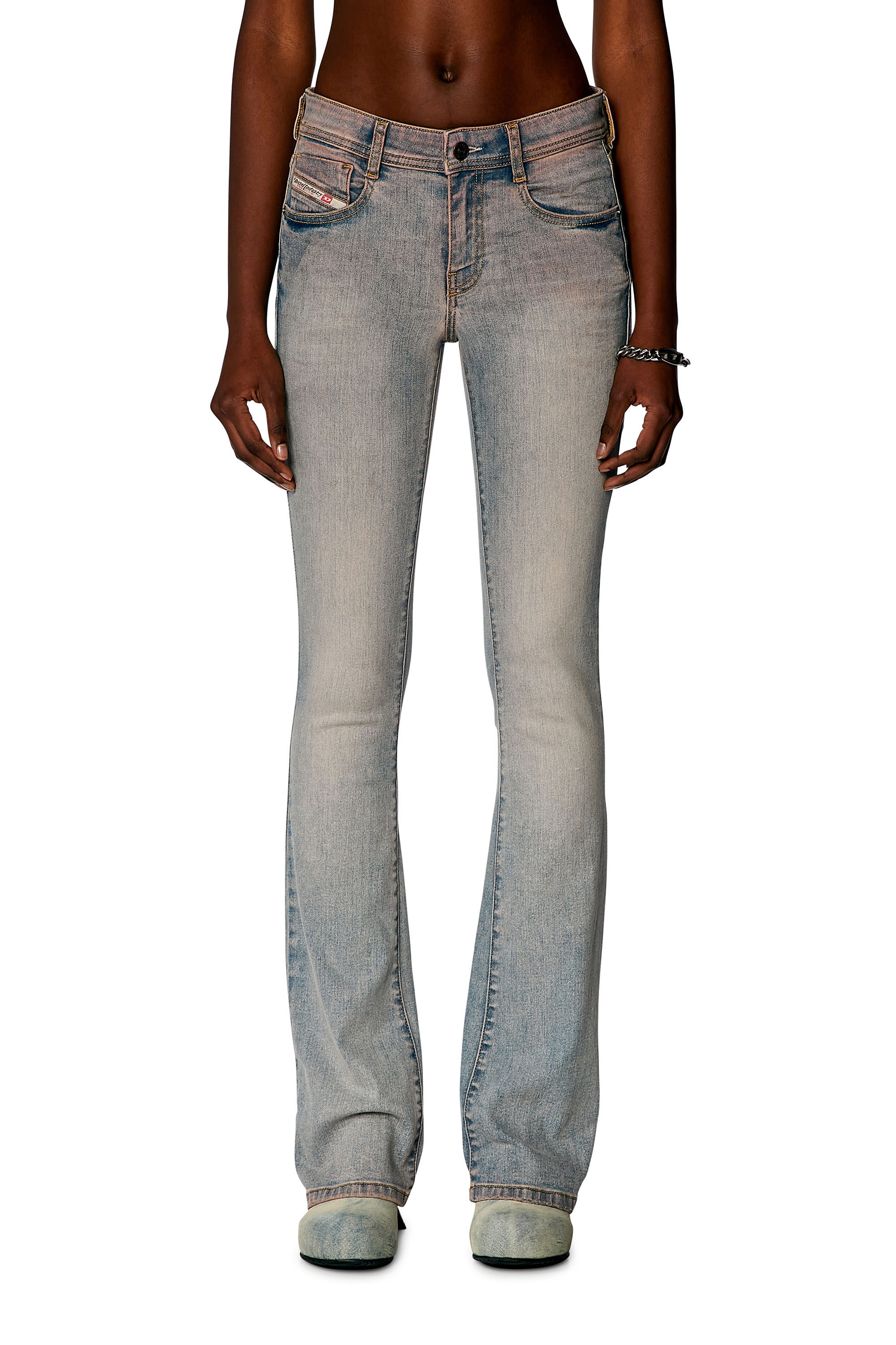 Diesel - Bootcut and Flare Jeans 1969 D-Ebbey 0PFAT, Light Blue - Image 1