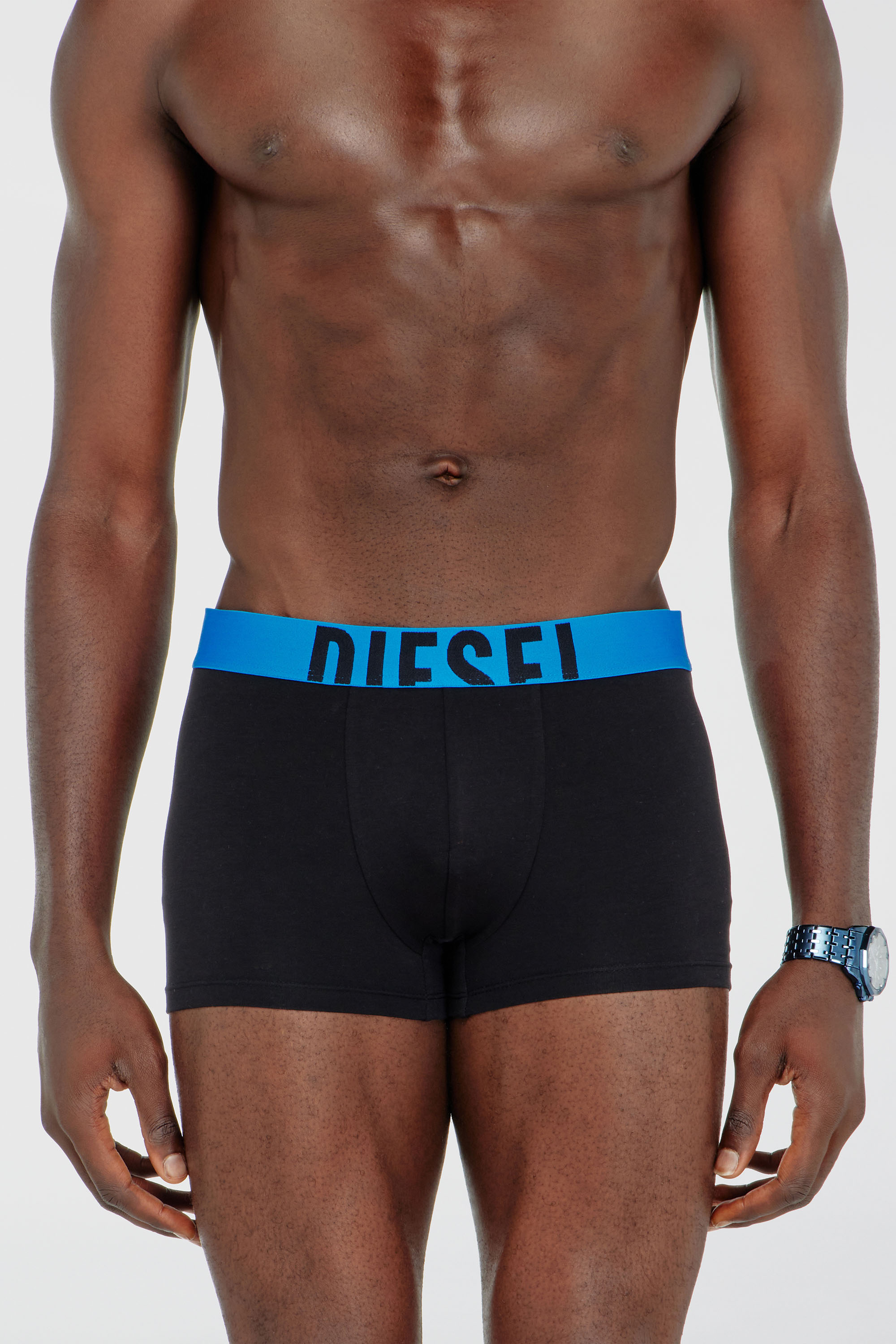 Diesel - DAMIEN-D-POP-3PACK-40, Man's Three-pack boxer briefs in stretch cotton in Black - 2
