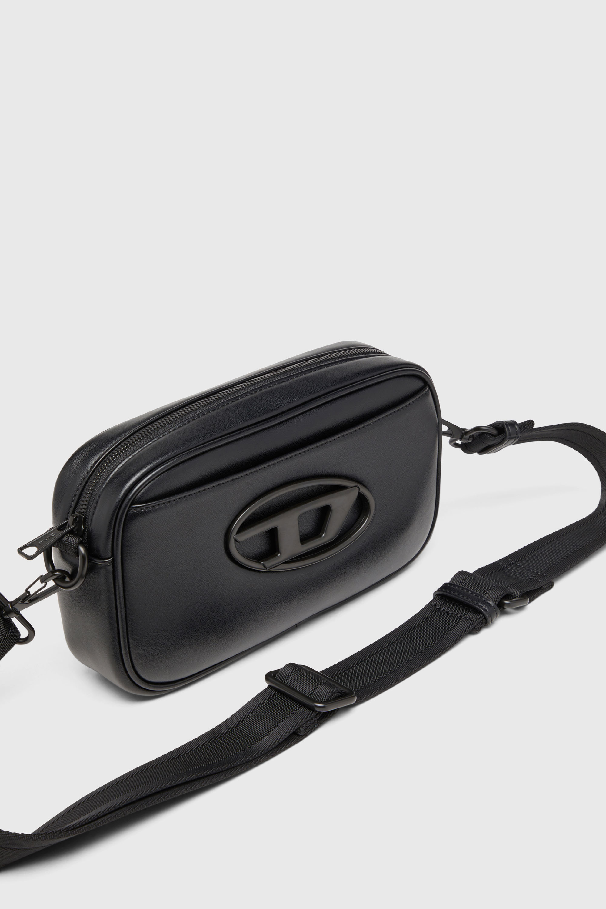 Diesel - HOLI-D CAMERA BAG, Man's Holi-D-Camera bag in neoprene and PU in Black - 5