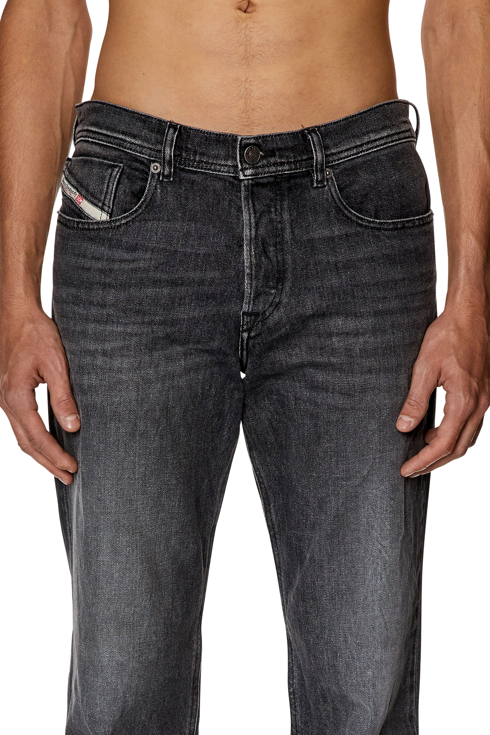 Diesel - Tapered Jeans 2023 D-Finitive 09F84, Black/Dark grey - Image 4
