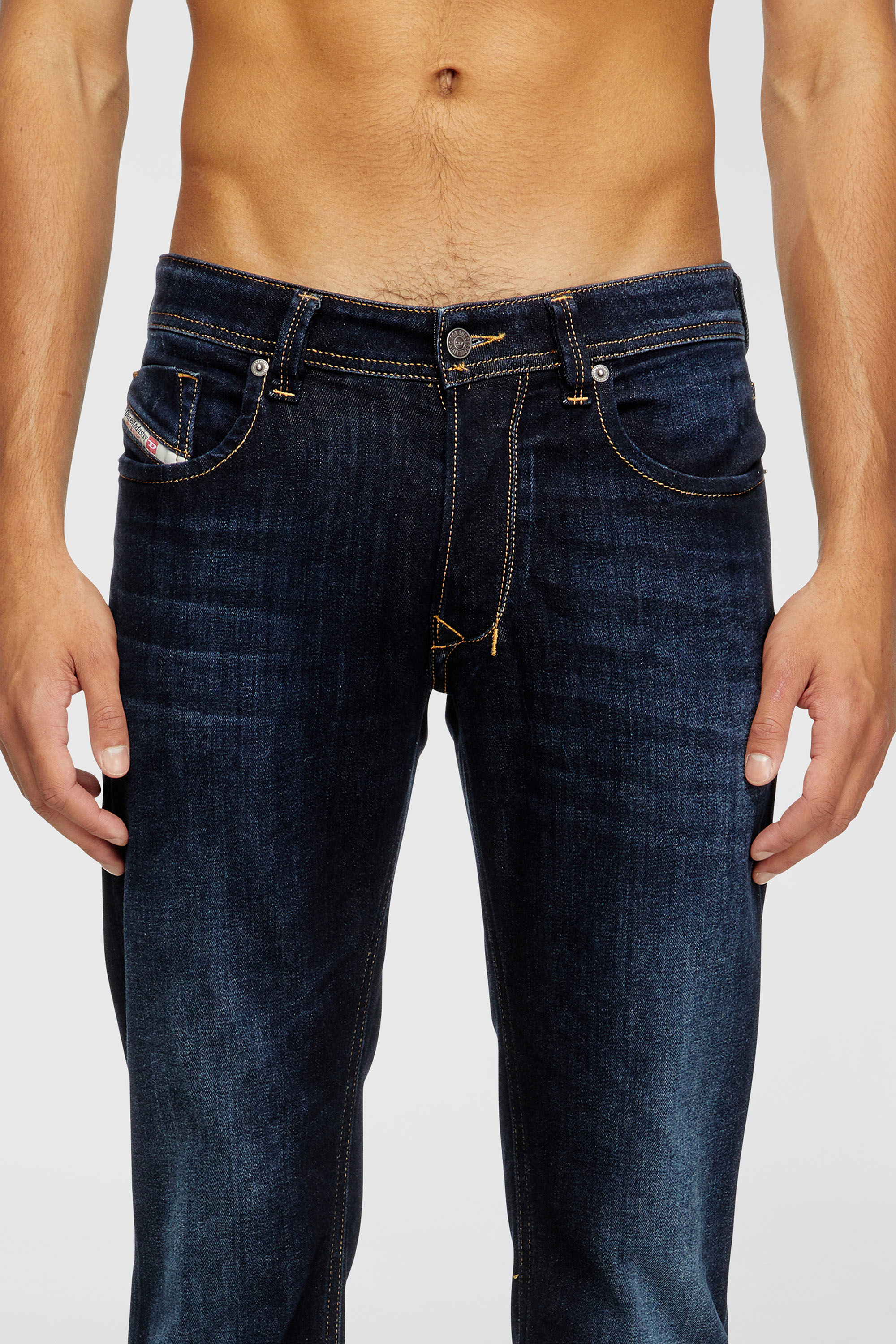 Diesel - Man's Regular Jeans 1985 Larkee 009ZS, Dark Blue - 5