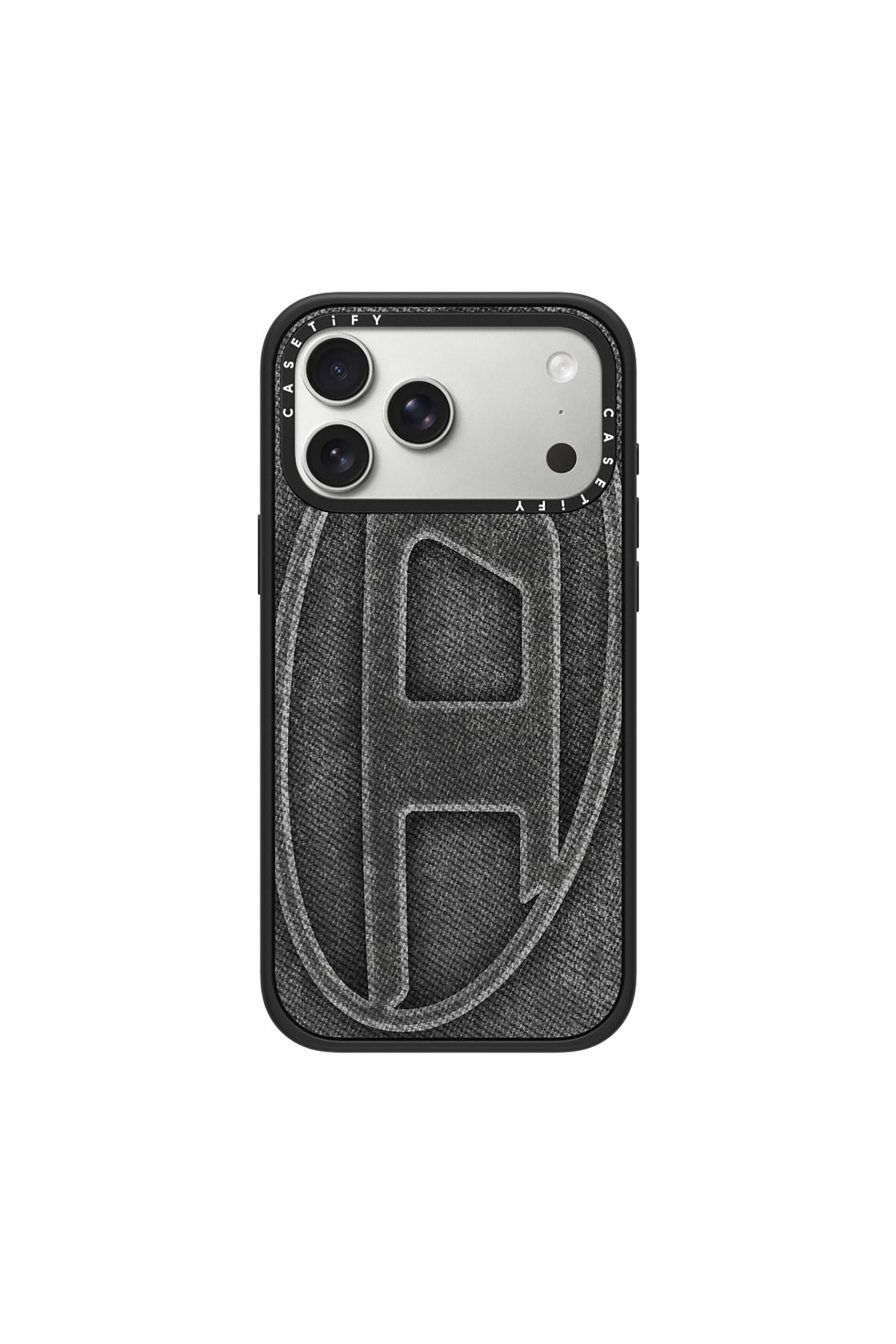 Diesel - 60573 MOULDED CASE, Unisex's Oval D impact case for iPhone 17 Pro Max in Black - 1