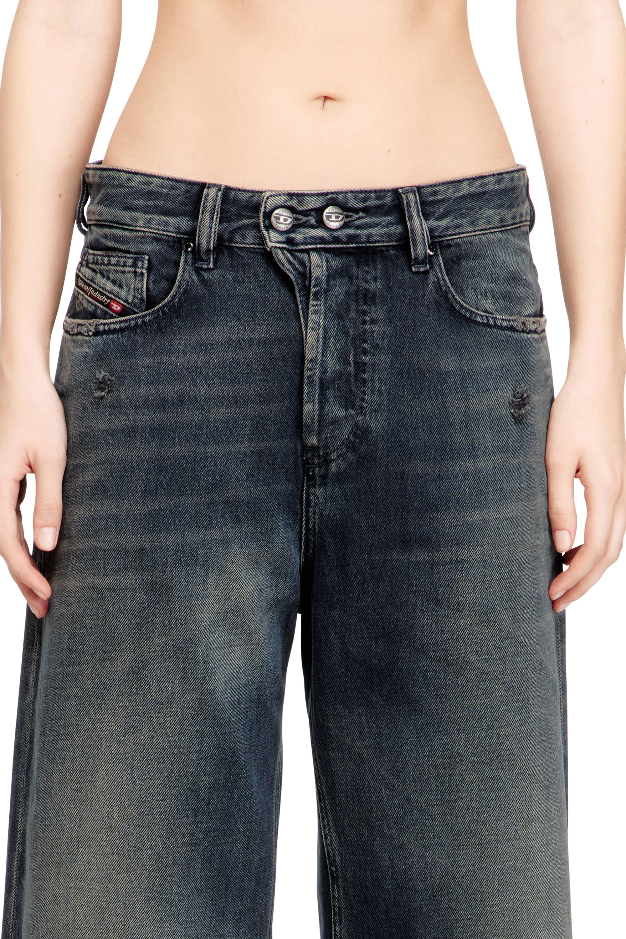 Diesel - Unisex's Relaxed Jeans 1996 D-Sire 09N67, Dark Blue - 7