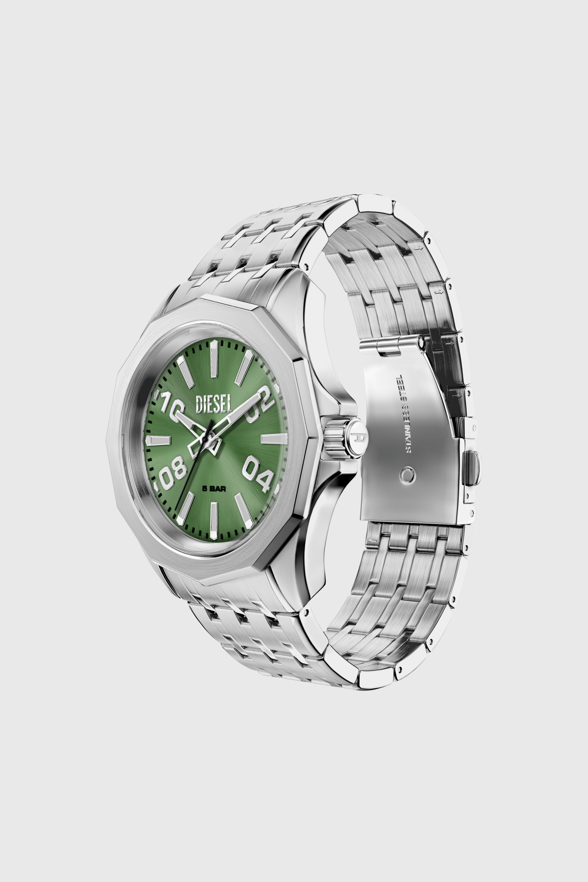 Diesel - DZ2237 WATCH, Man's Stinger stainless steel watch in Silver - 2
