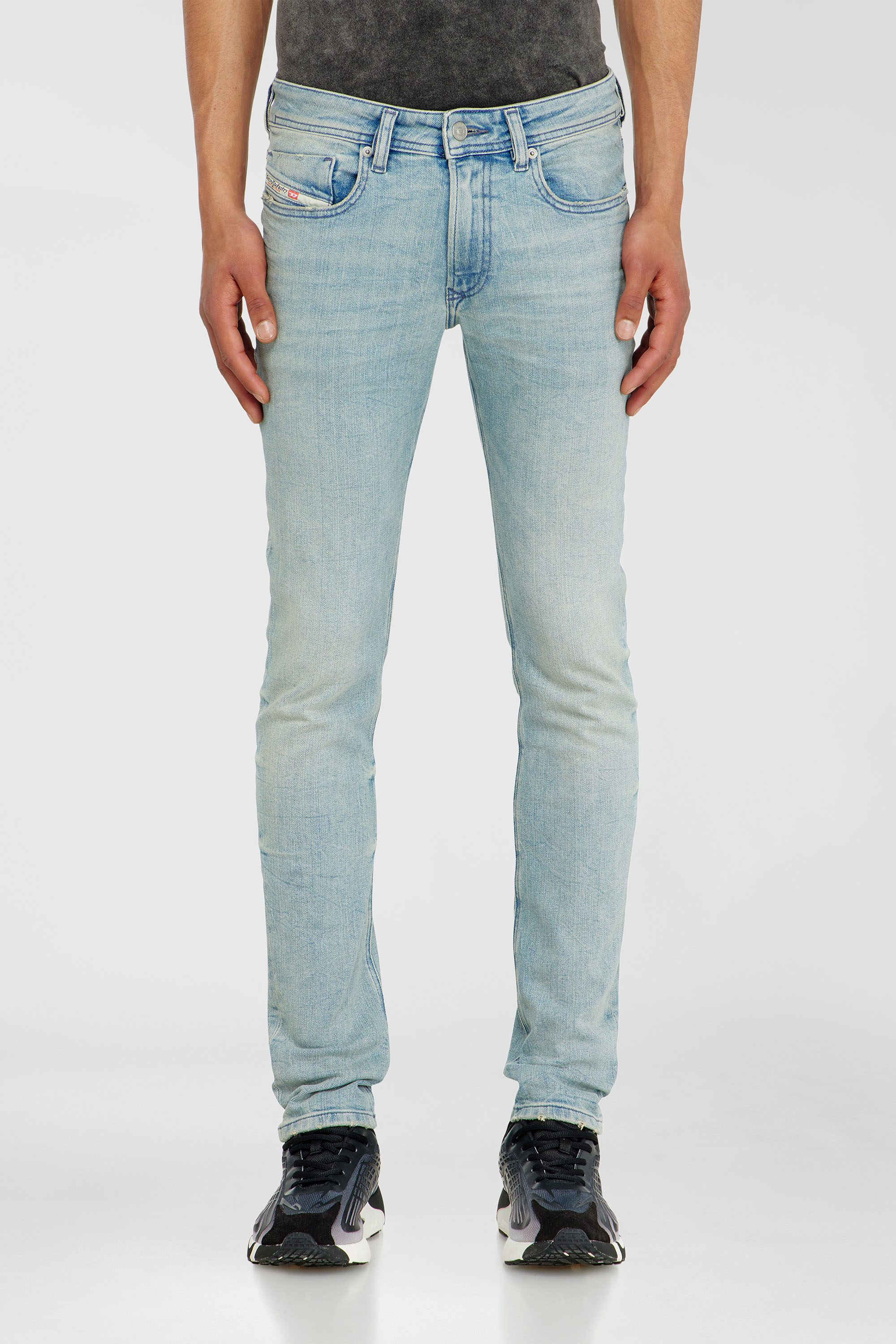 Diesel - Man's Skinny Jeans 1979 Sleenker 0KBBF, Light Blue - 1