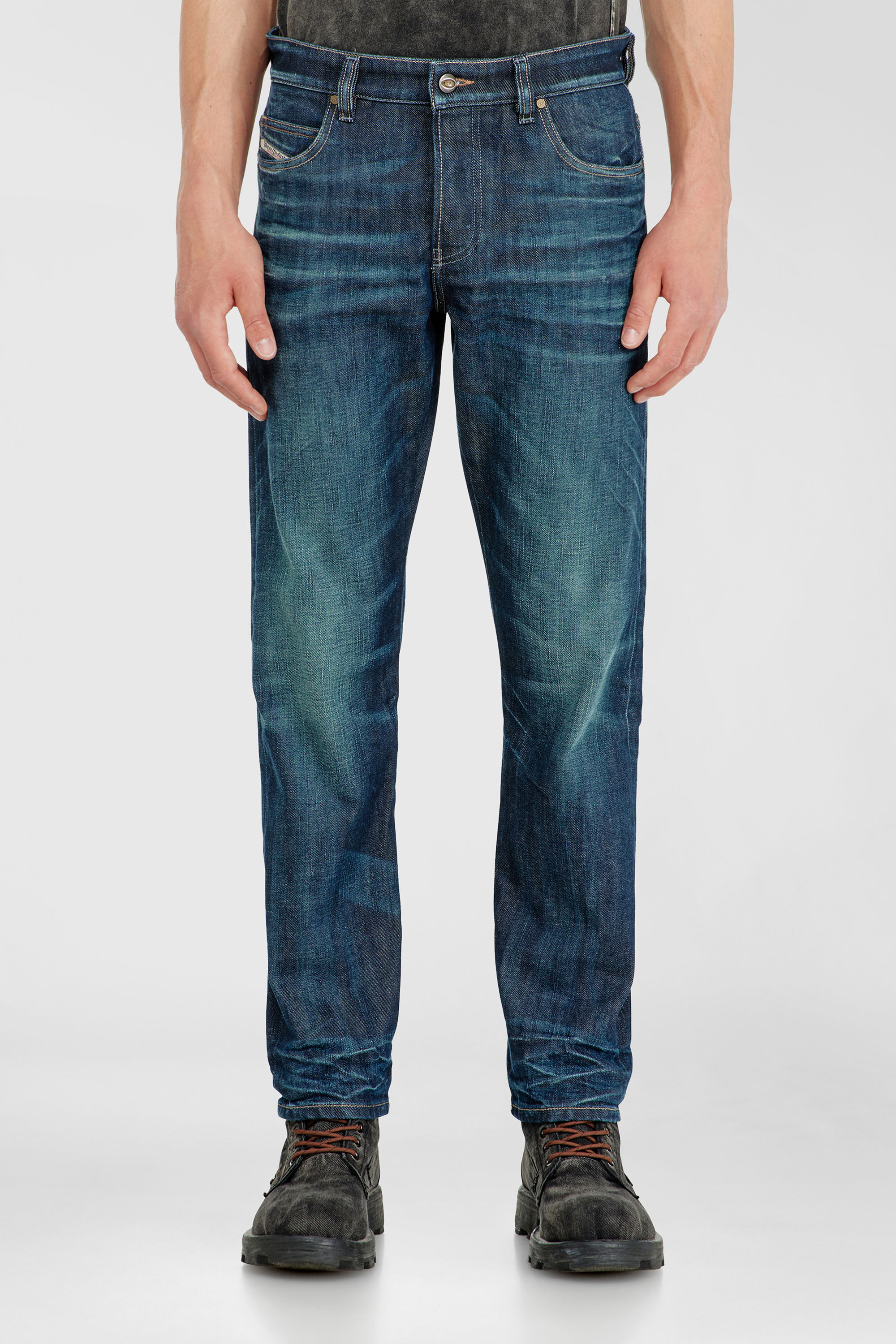 Diesel - Man's Slim Jeans 1993 D-Vyl 09Q04, Dark Blue - 1