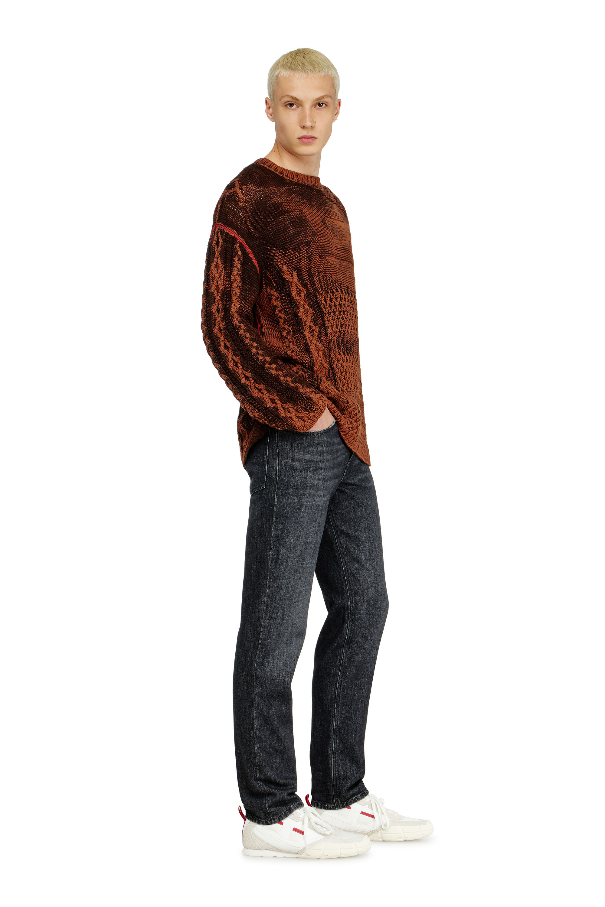 Diesel - Man's Regular Jeans 2023 D-Finitive 09P79, Black/Dark grey - 2
