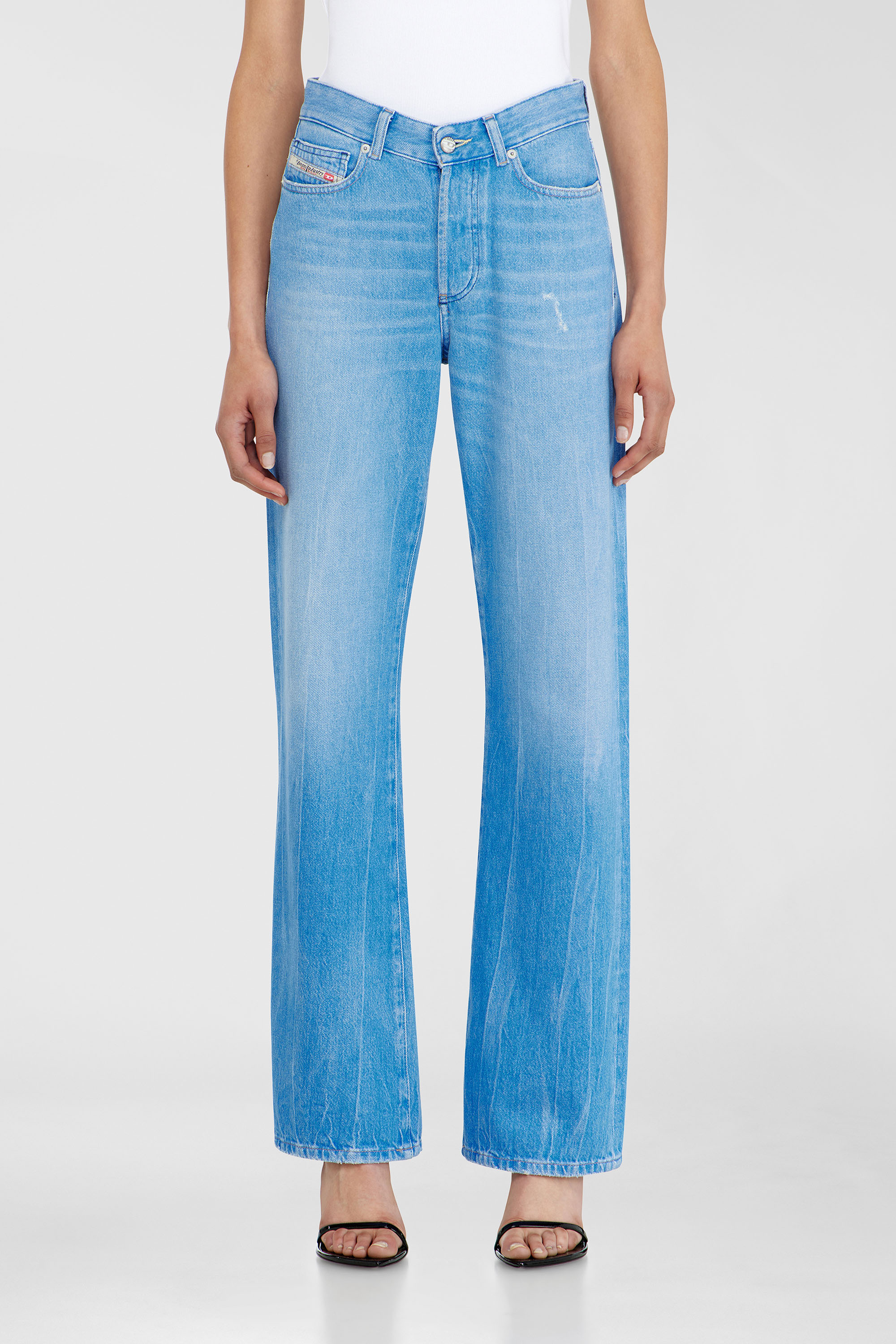 Diesel - Woman's Regular Jeans 1971 D-Sent 09P88, Light Blue - 1