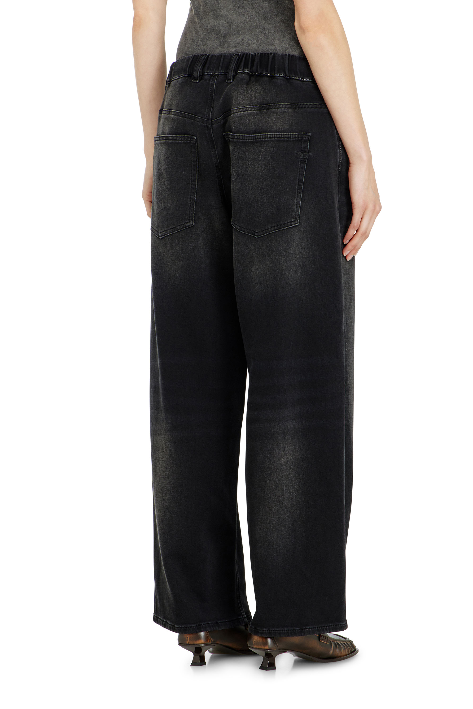 Diesel - Unisex's Relaxed 2097 D-Enim-M Joggjeans&reg; 09P90, Black/Dark grey - 3