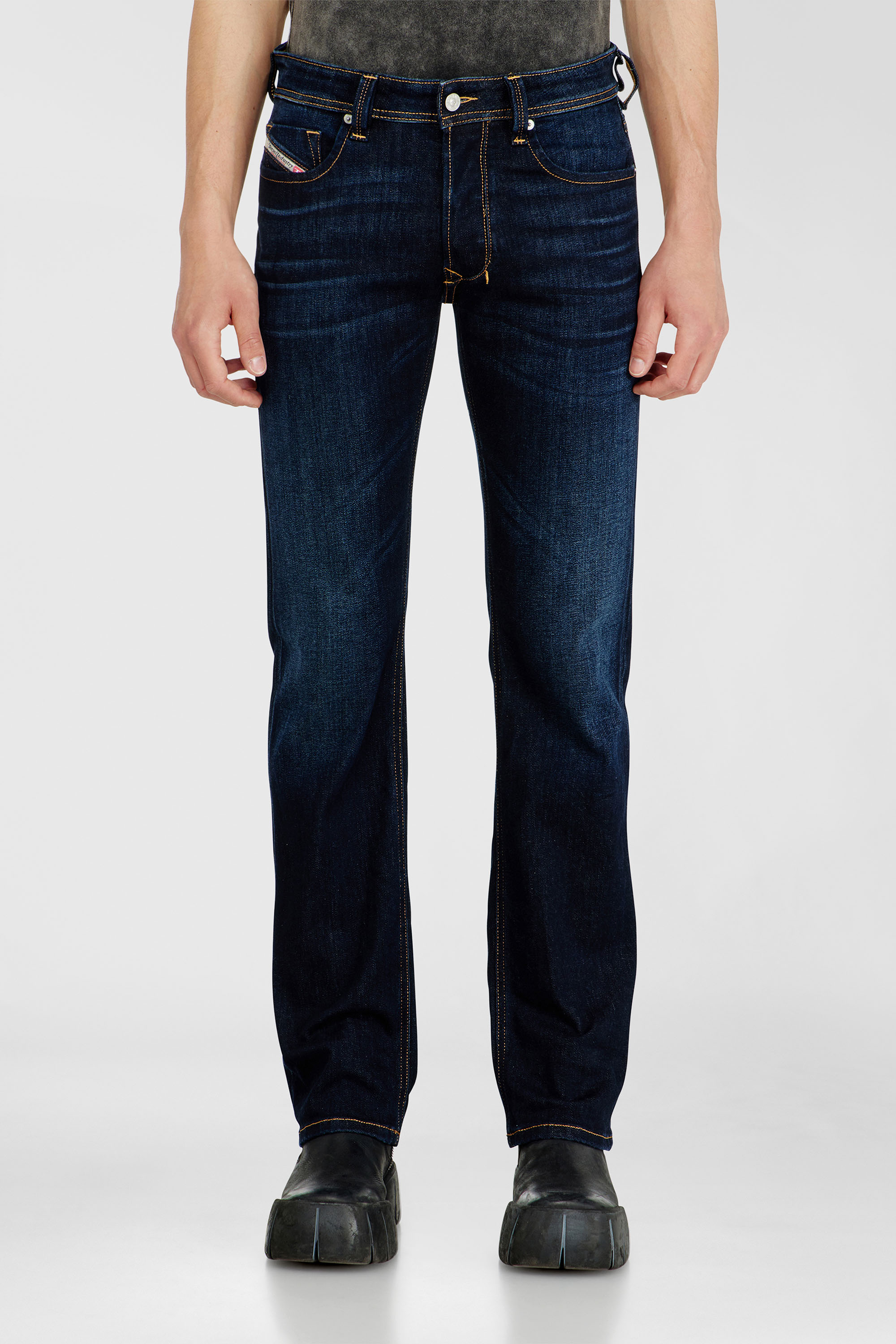 Diesel - Man's Regular Jeans 1985 Larkee 09Q15, Dark Blue - 1