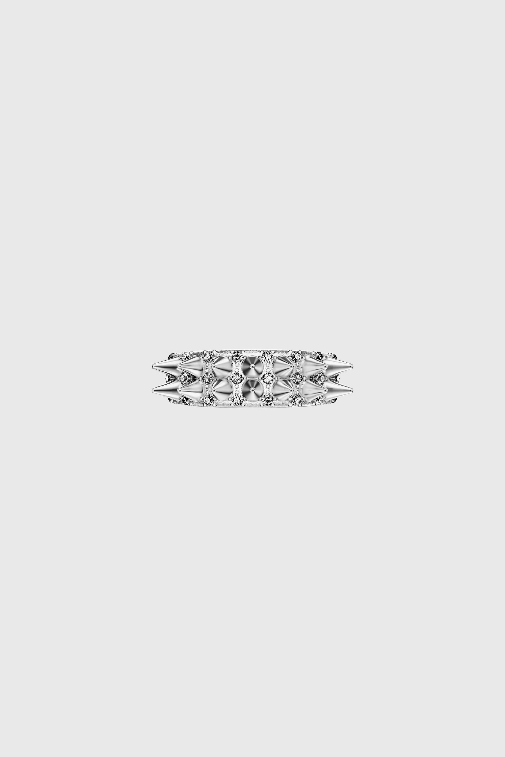 Diesel - DX1723040, Unisex's Stainless Steel Band Ring in Silver - 3