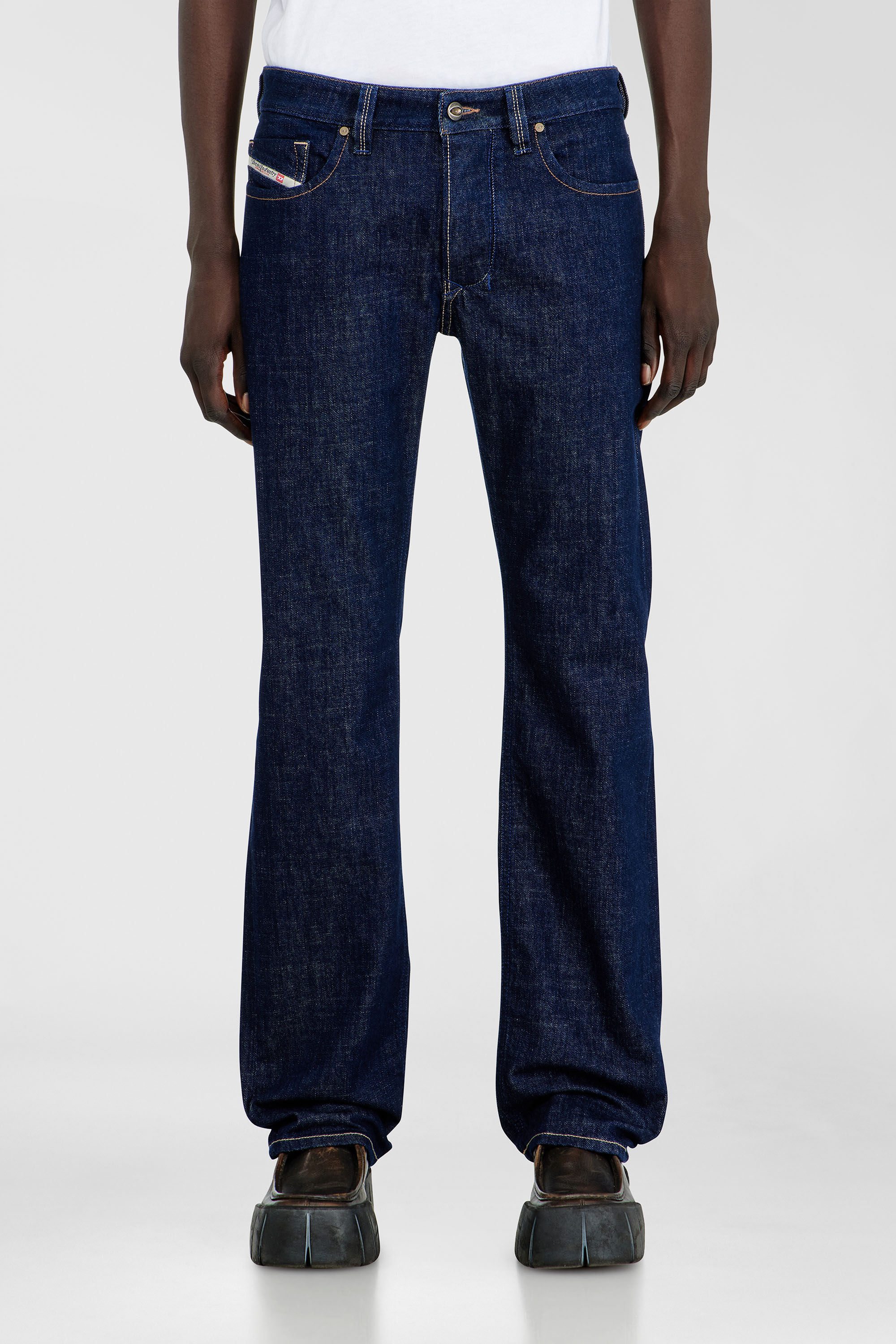 Diesel - Man's Regular Jeans 1985 Larkee 007EQ, Dark Blue - 1