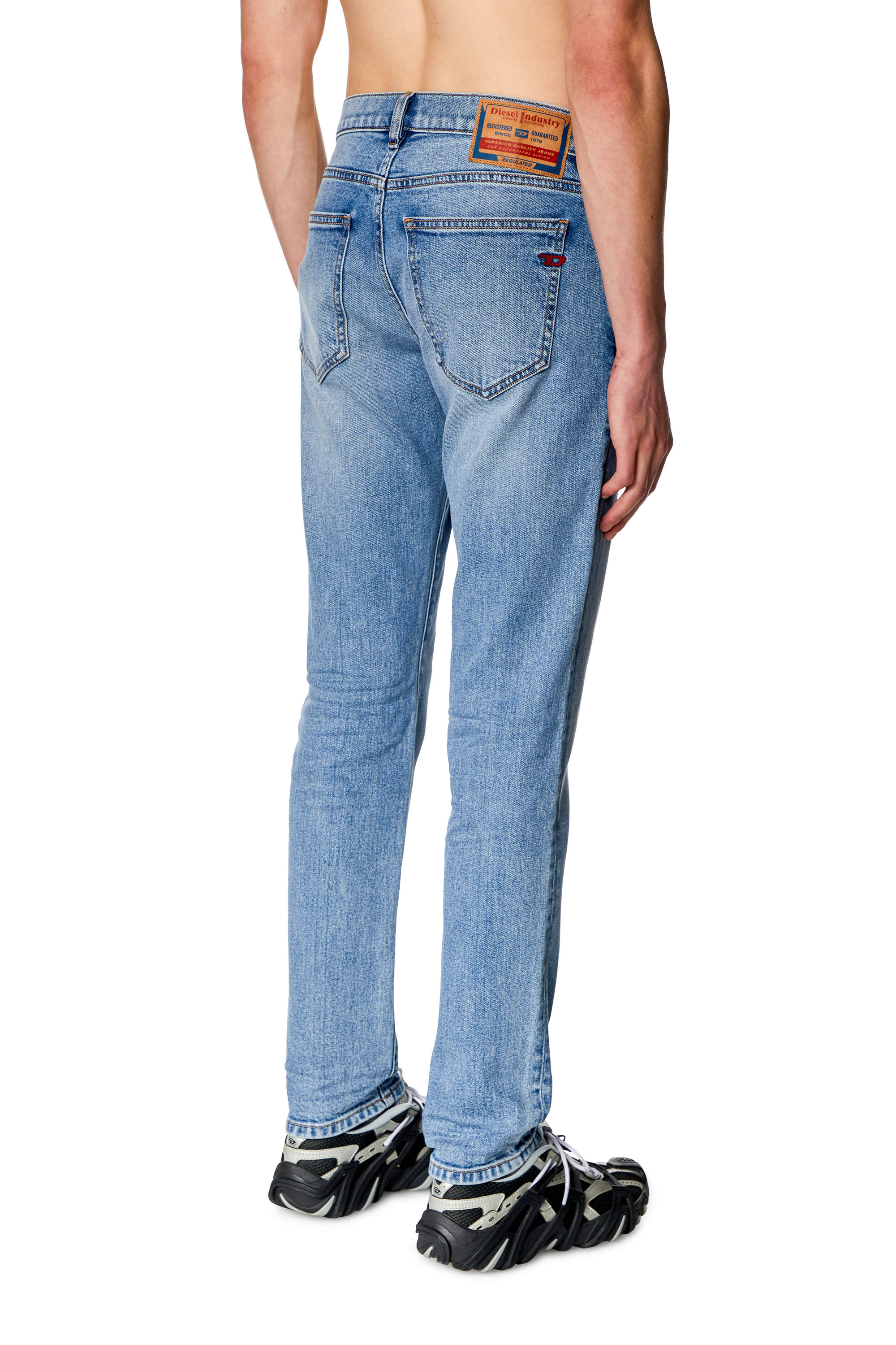 Diesel - Slim Jeans 2019 D-Strukt 0CLAF, Light Blue - Image 2