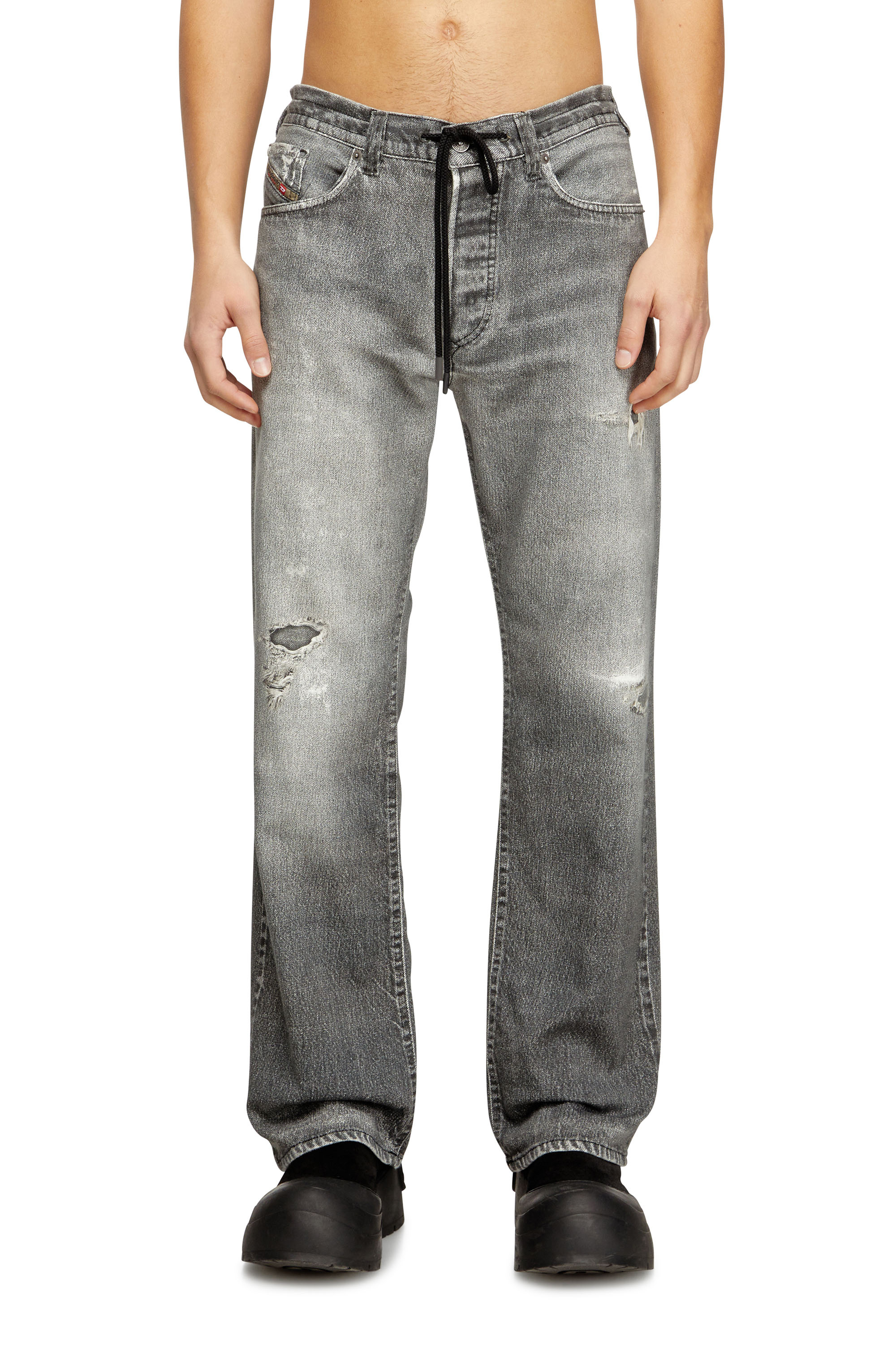 Diesel - Man's Relaxed 2080 D-Reel Joggjeans® 068US, Grey - 1
