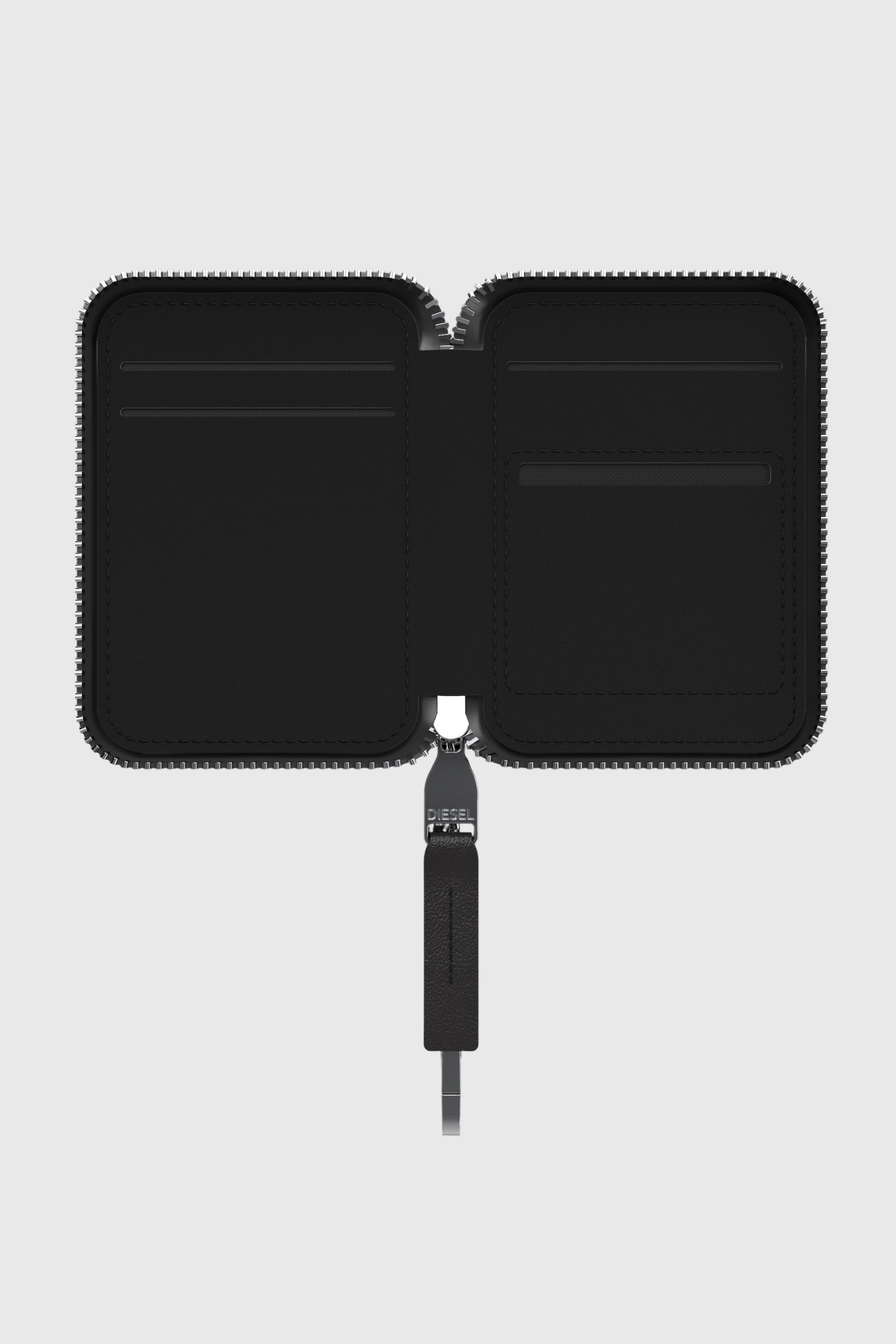 Diesel - 60667 UNIVERSAL POUCH, Unisex's Oval D MagSafe pouch in Black - 5